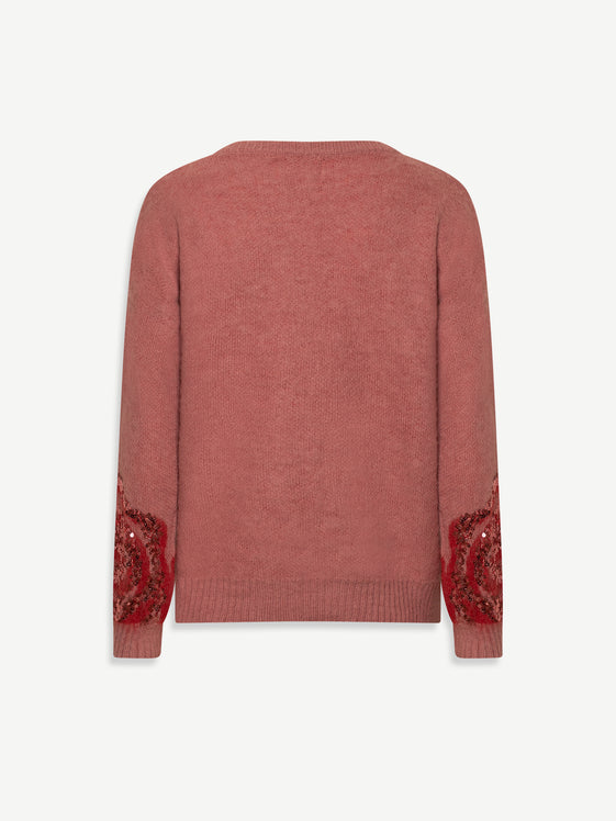 Raspberry Martie Sweater