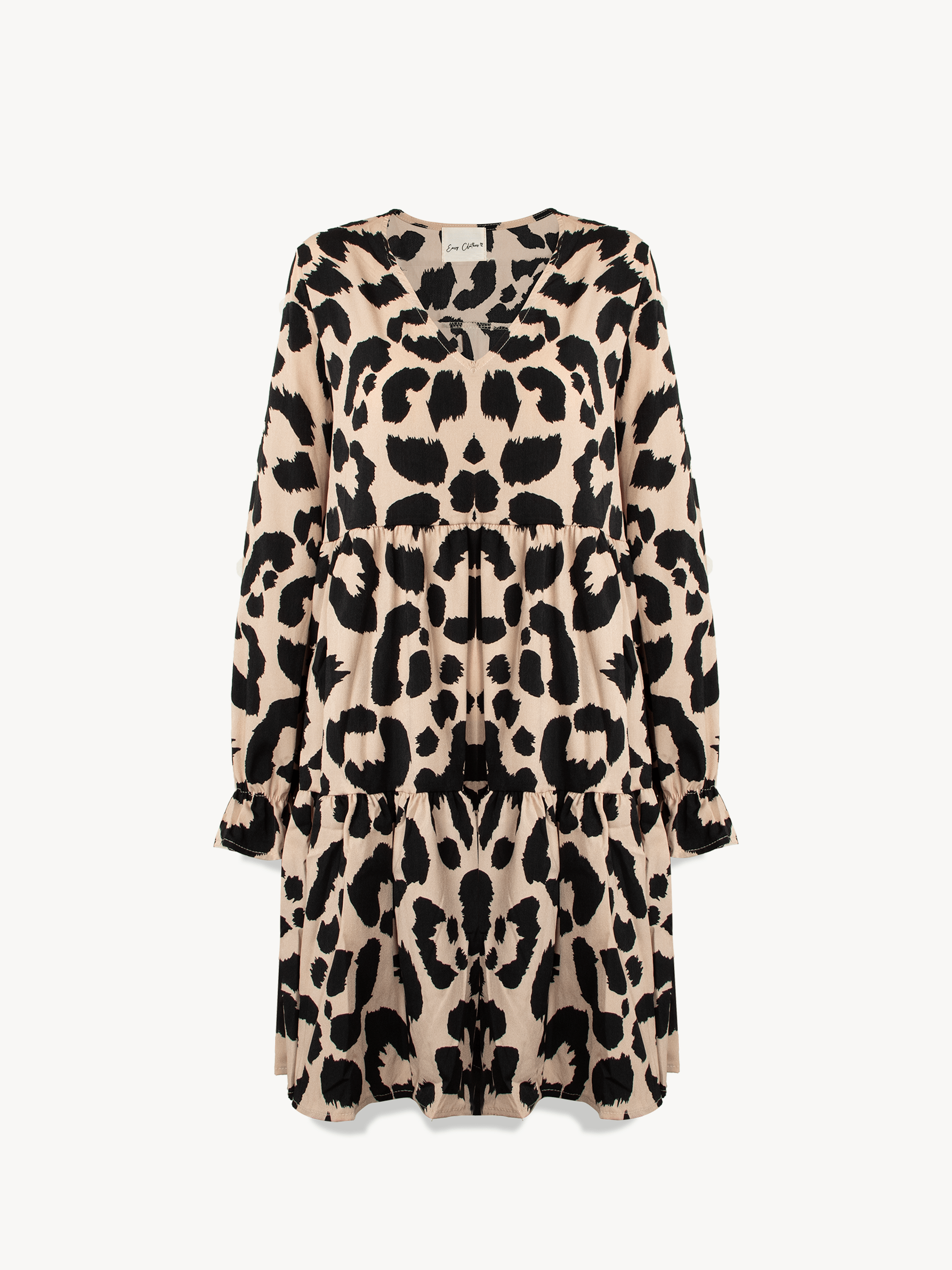 Beige Leopard Anatole Dress