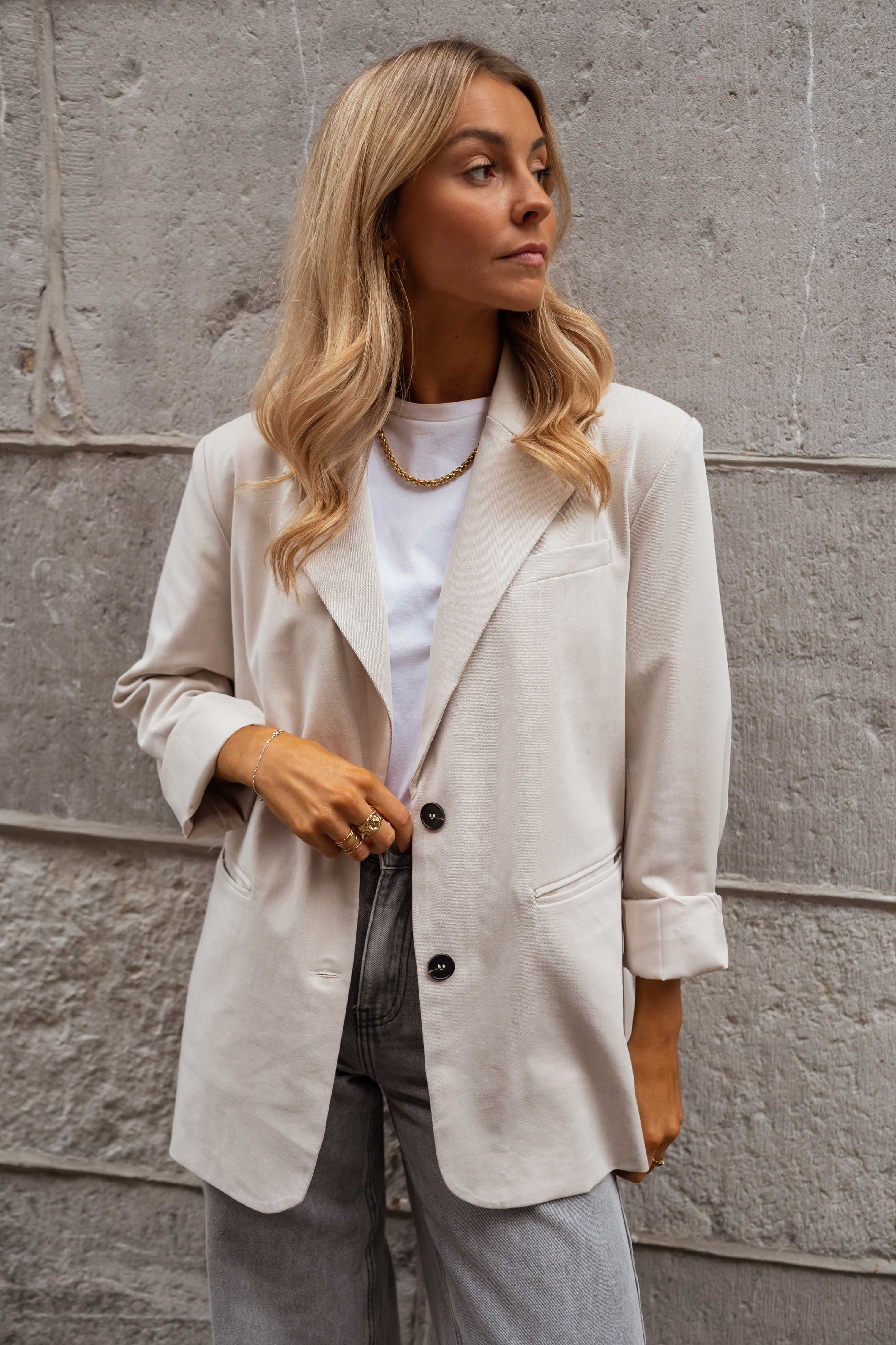 Beige Norma Blazer