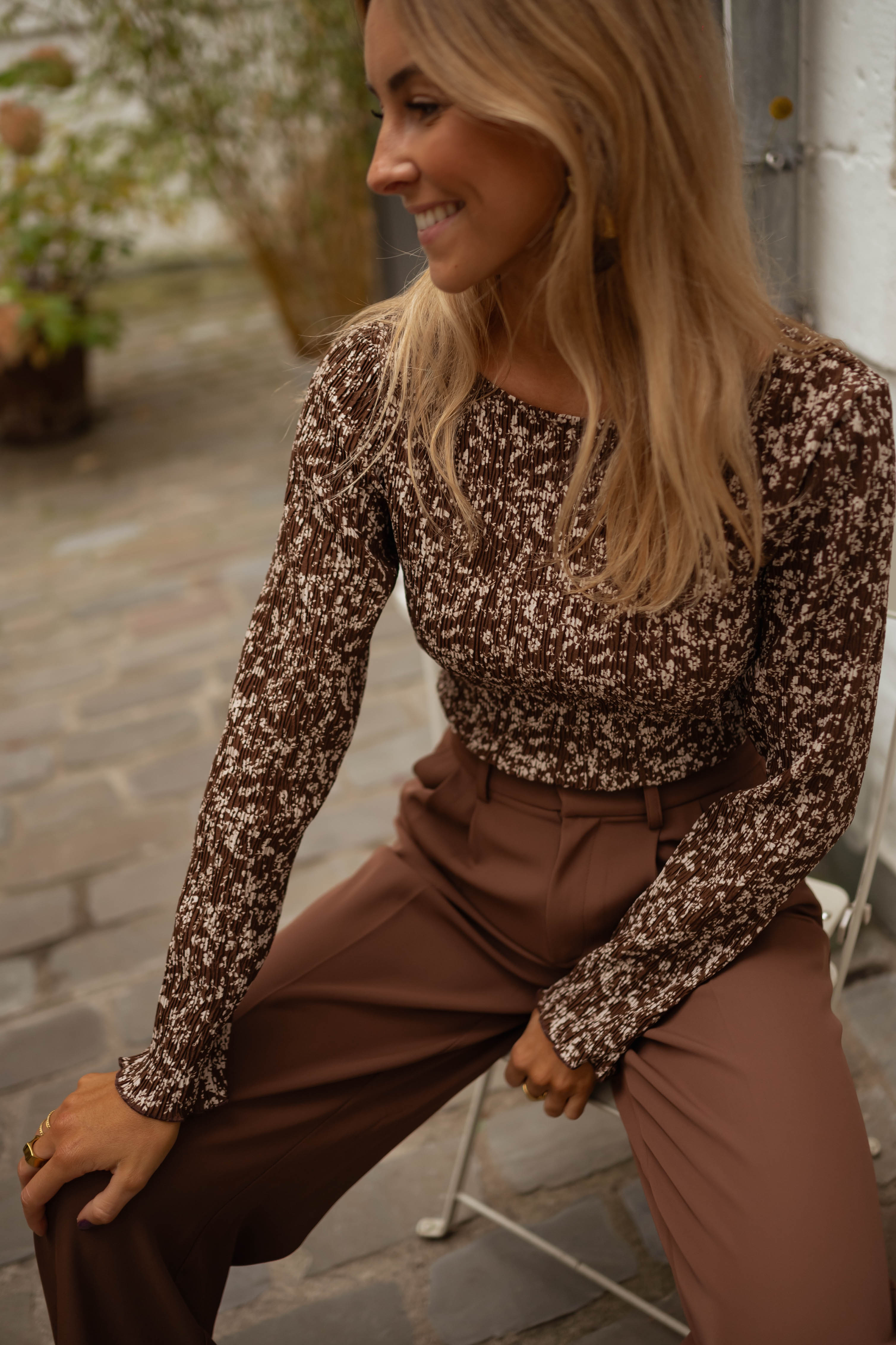 Chocolate Mayara Blouse