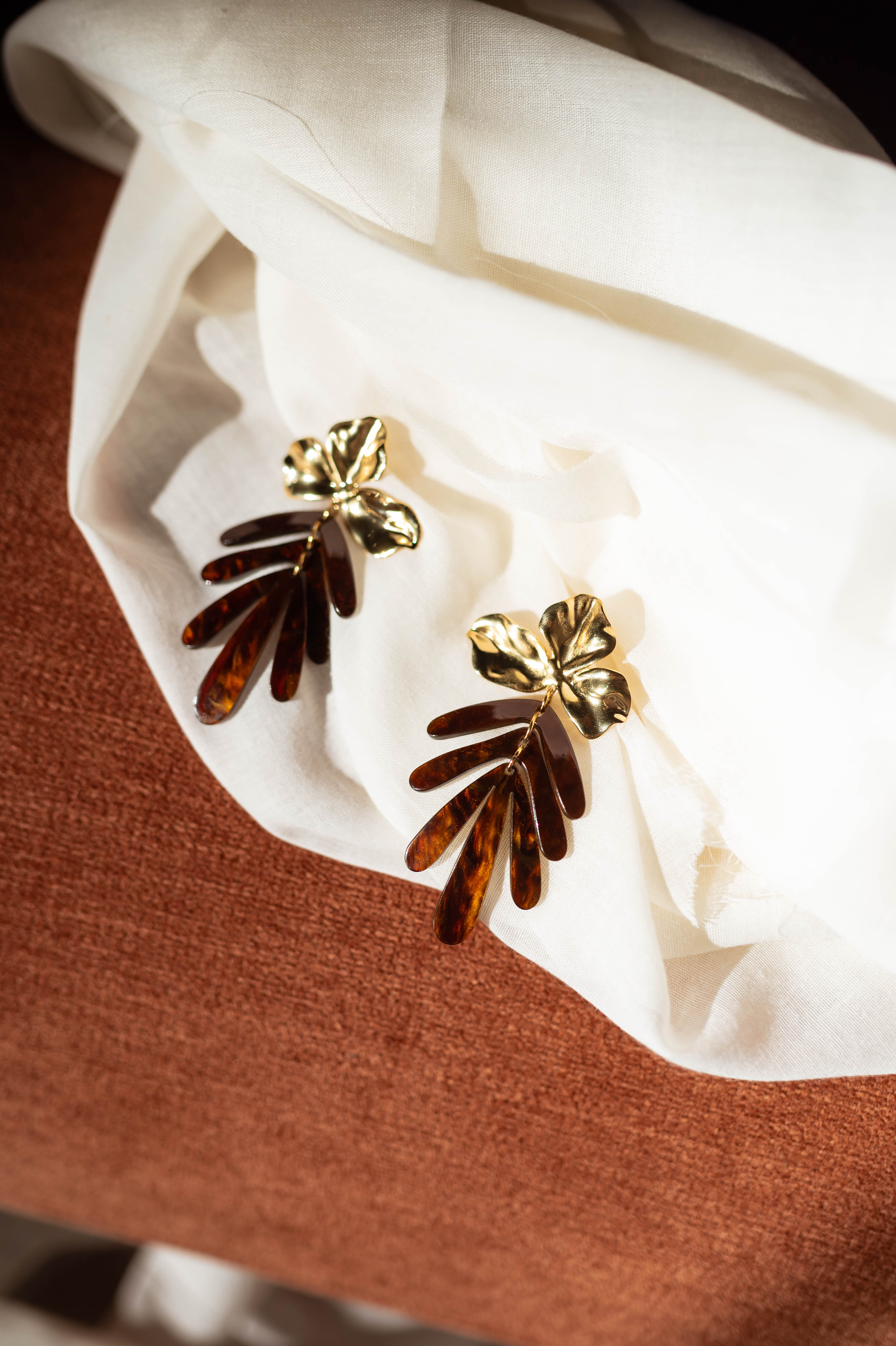 Brown Divy Earrings