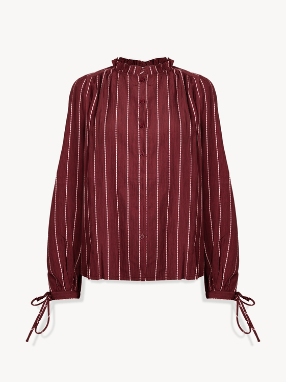 Burgundy Dorli Blouse