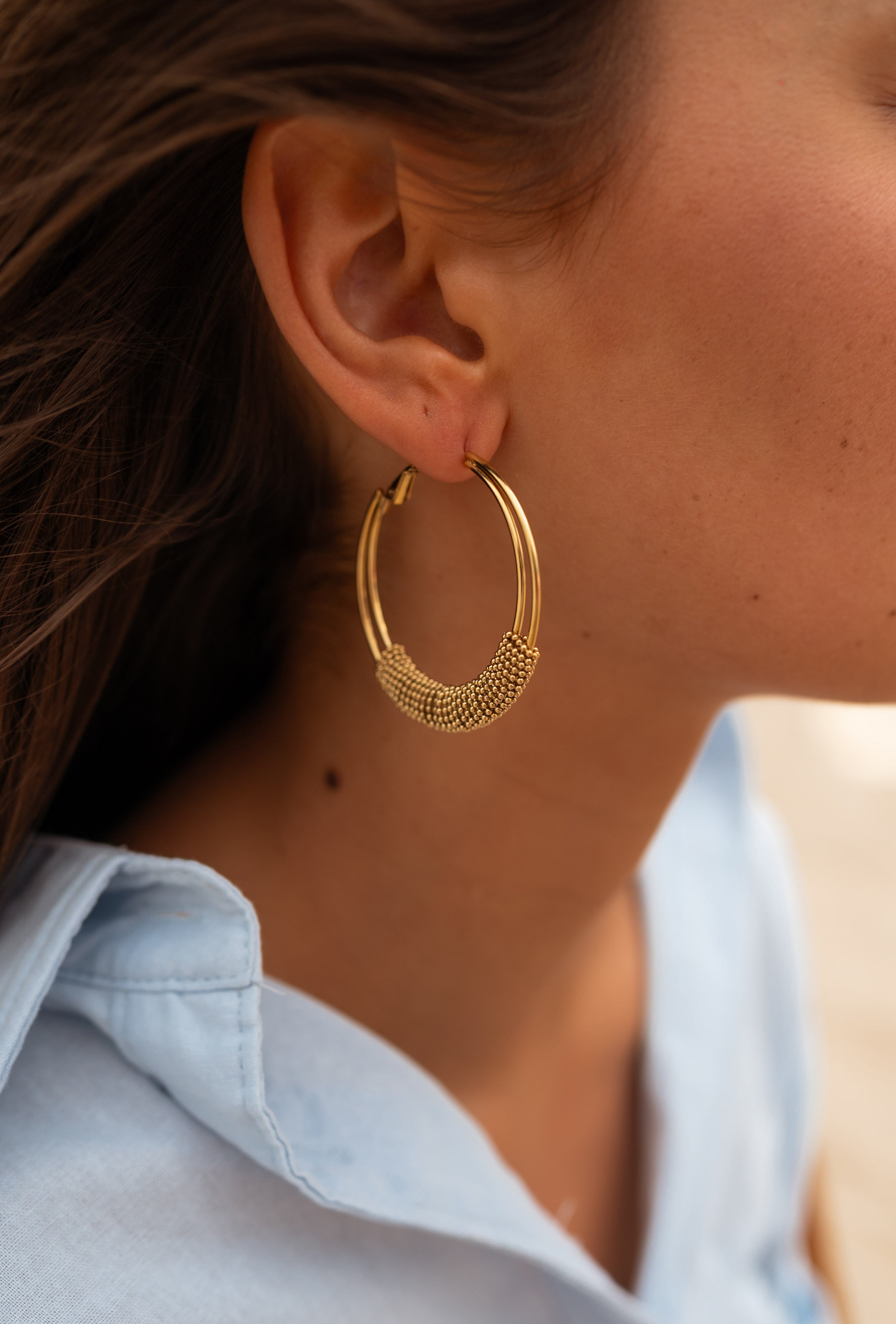 Golden Juana Earrings