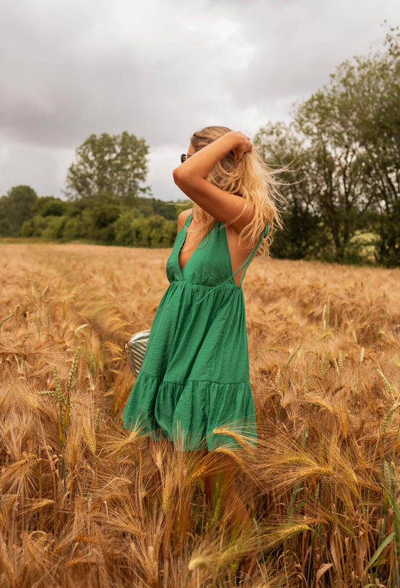 Green Cecile Dress