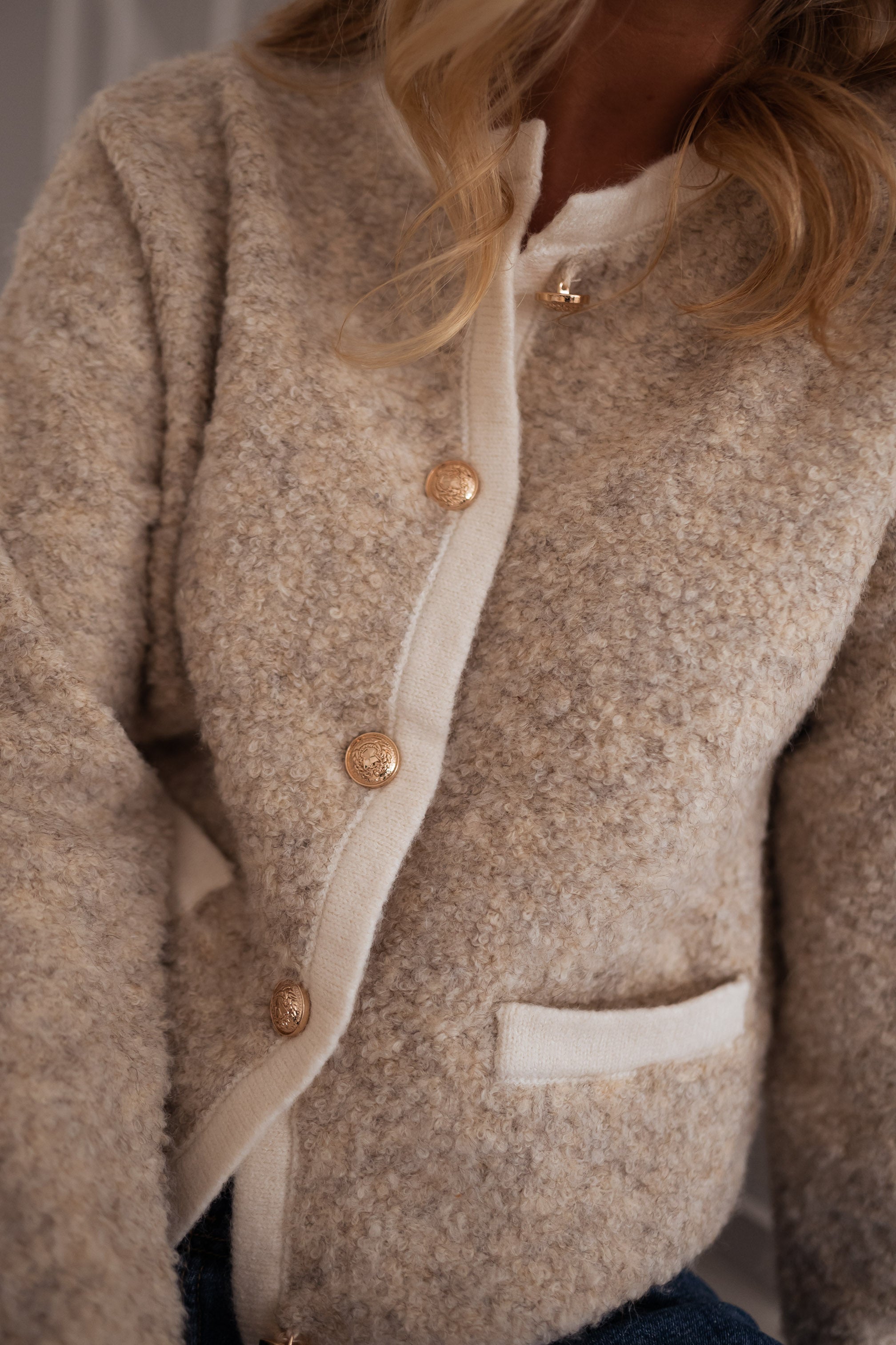 Beige Chlo Cardigan