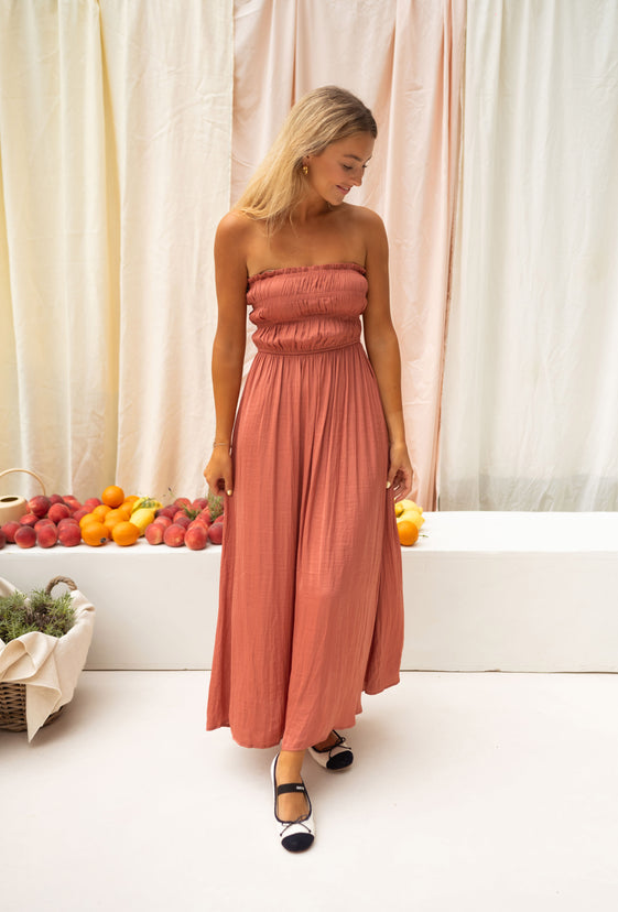 Brick Melina Dress