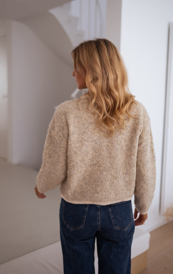 Beige Chlo Cardigan