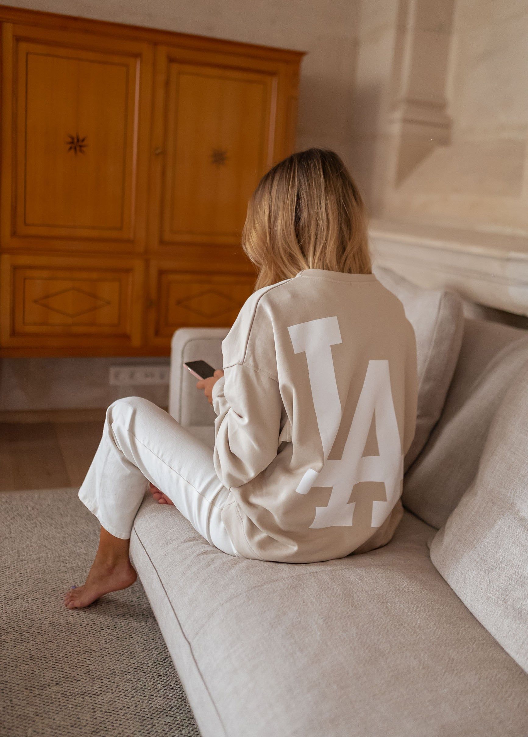 Beige Los Angeles Sweater