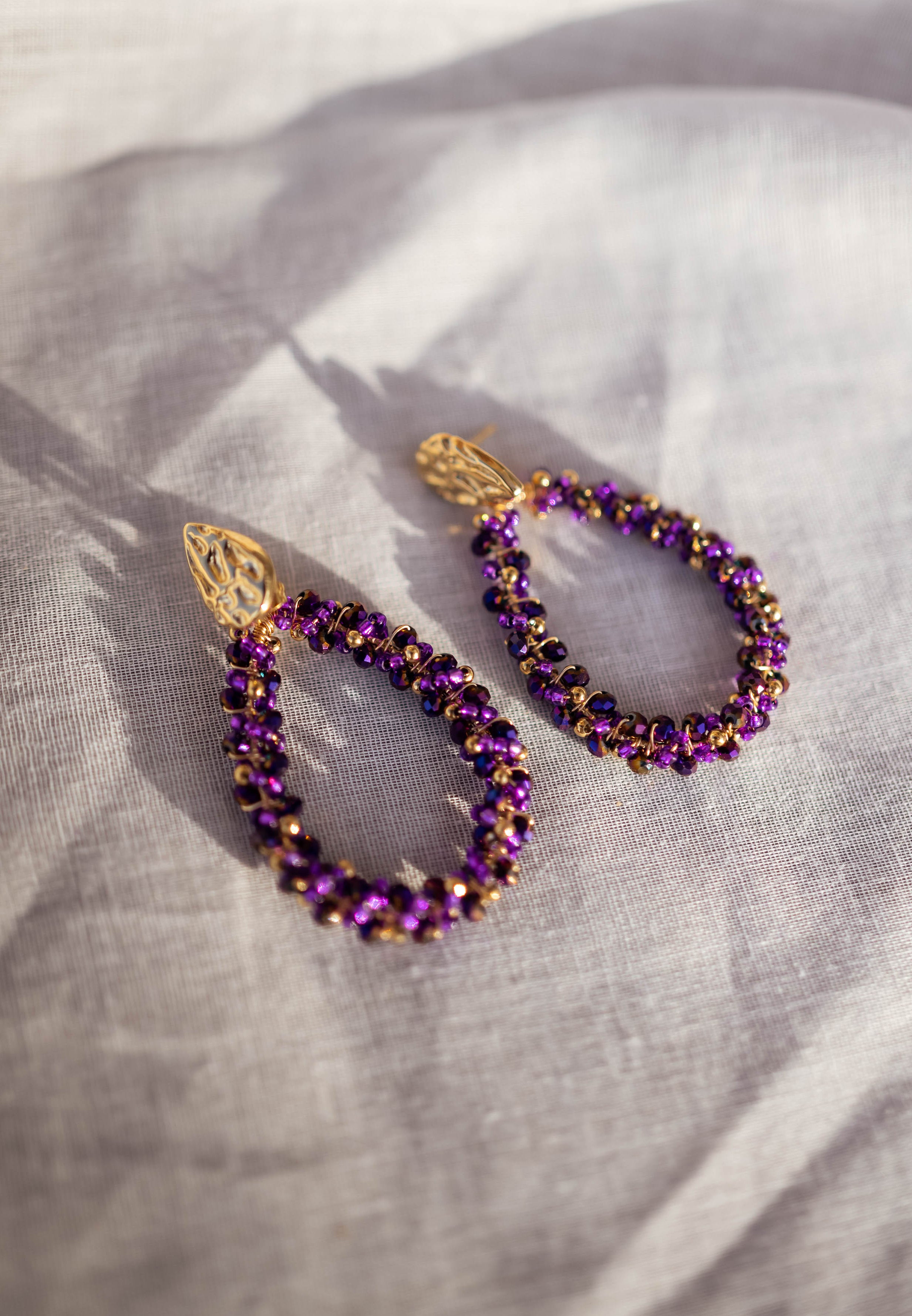 Purple Moreno Earrings