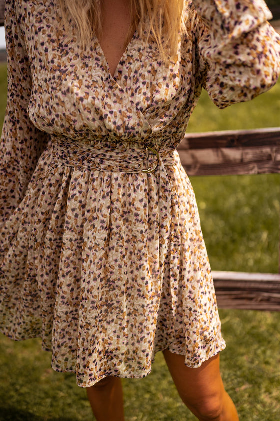 Beige Lysou Dress