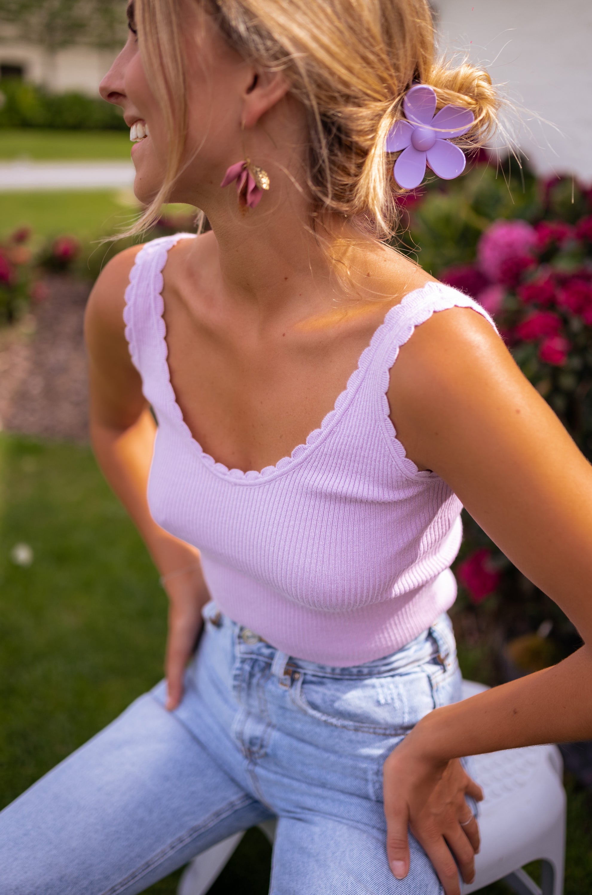 Lilac Bella Top