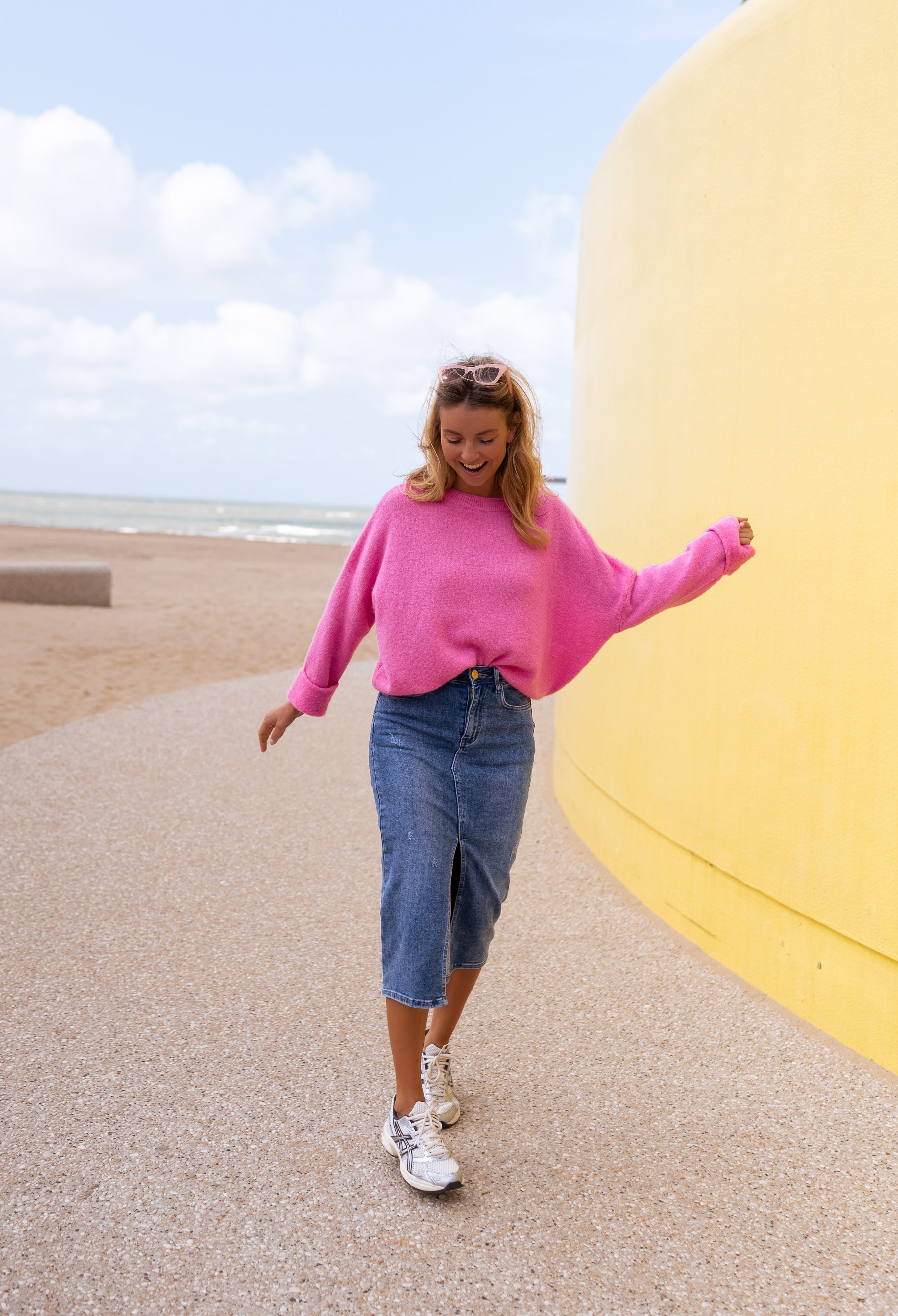 Denim Cameo Skirt