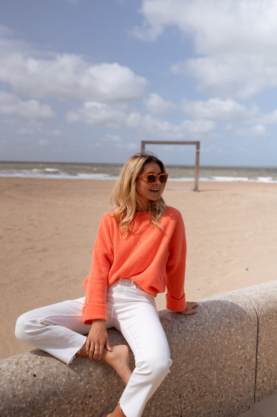 Orange Jena Sweater