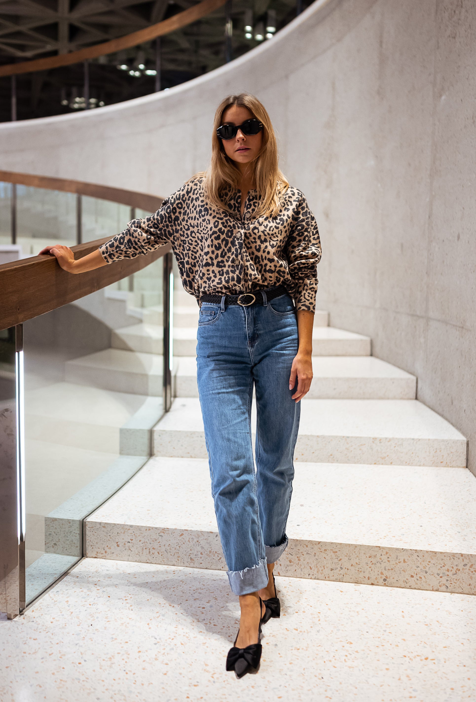 Leopard Barbara Cardigan