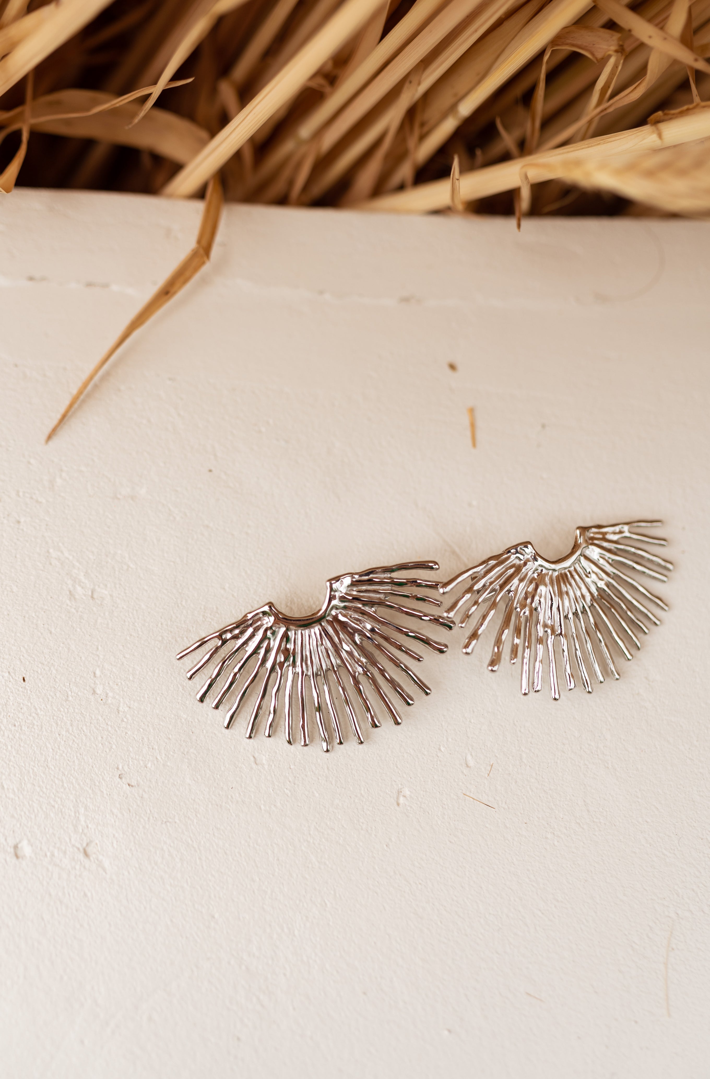 Silvery Frika Earrings