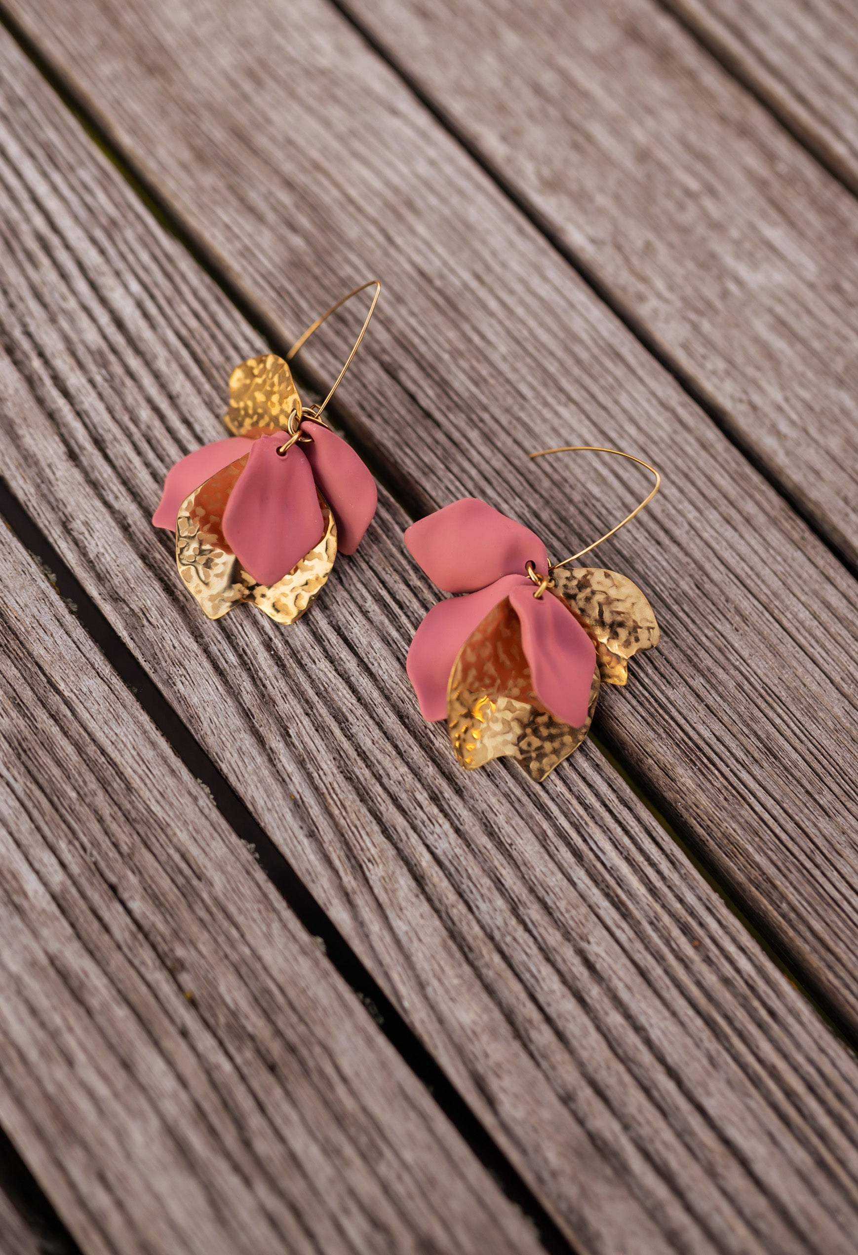 Golden Nathan Earrings