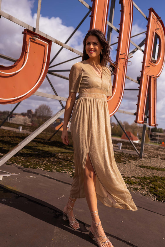 Golden Coline Dress