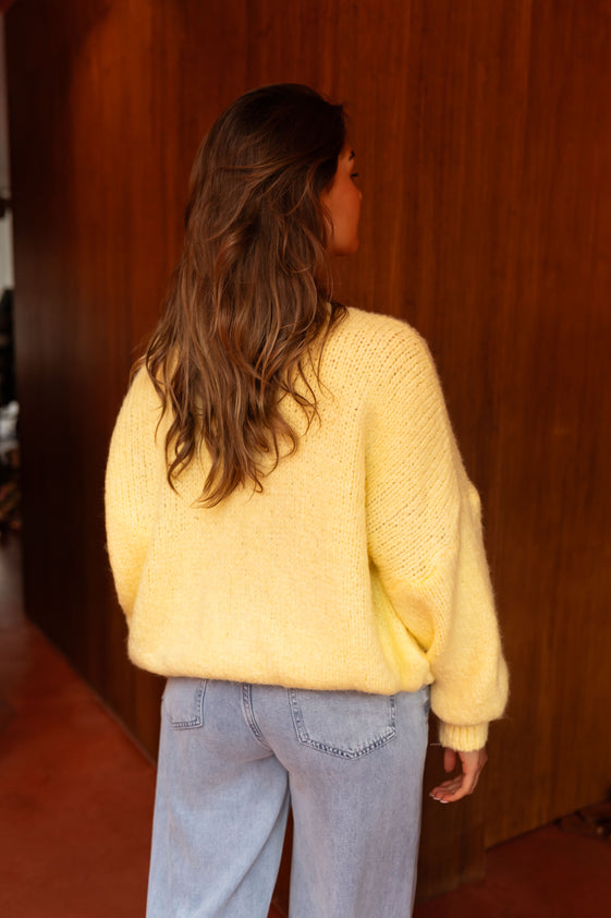 Yellow Janou Cardigan