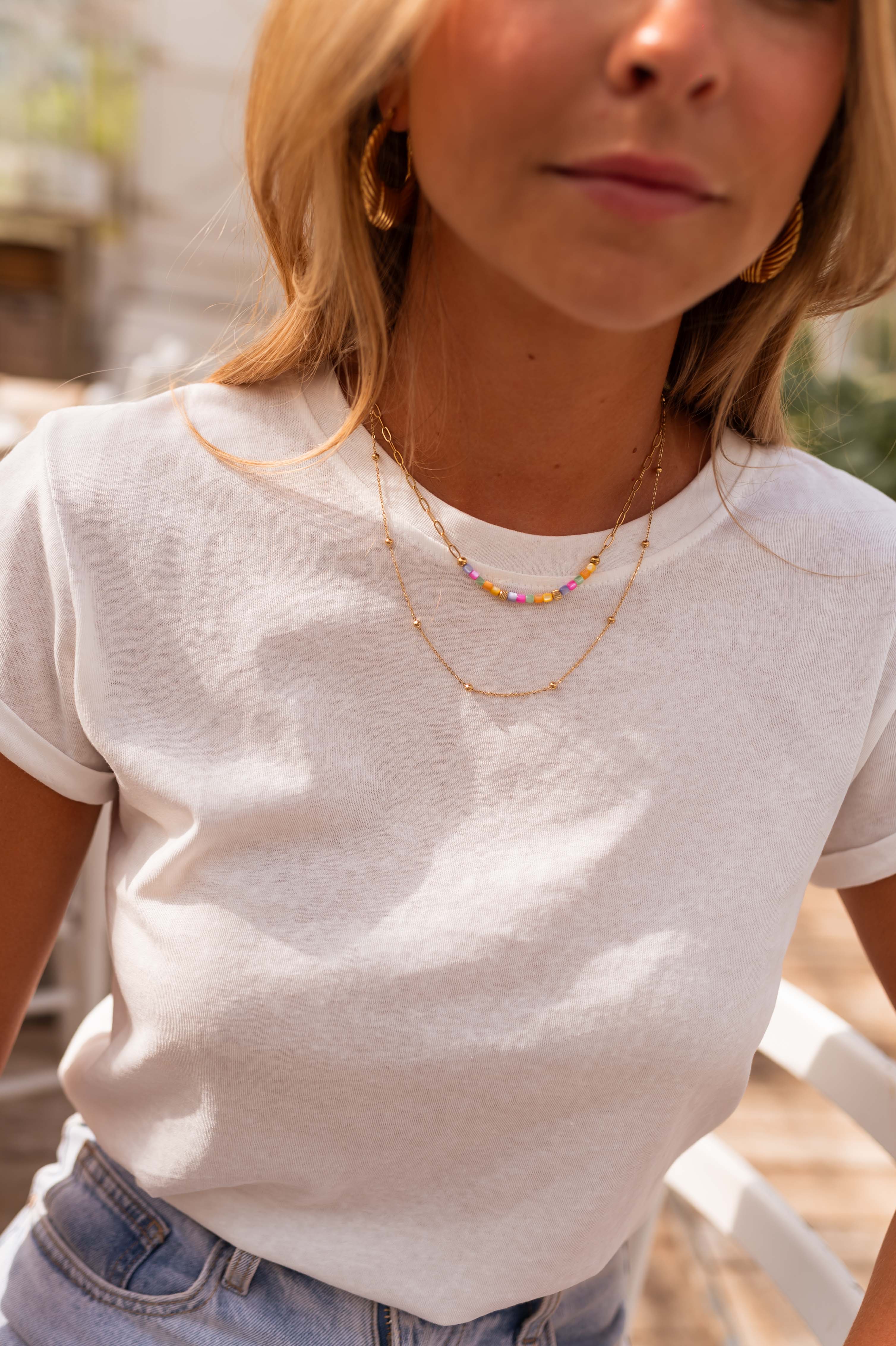 Golden and Multi-Color Wyatt Necklace