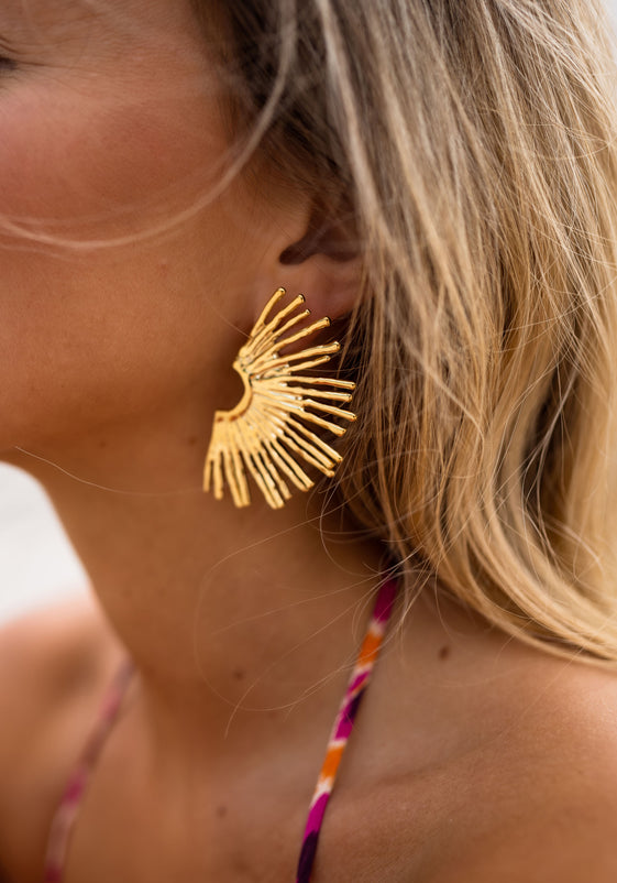 Golden Frika Earrings