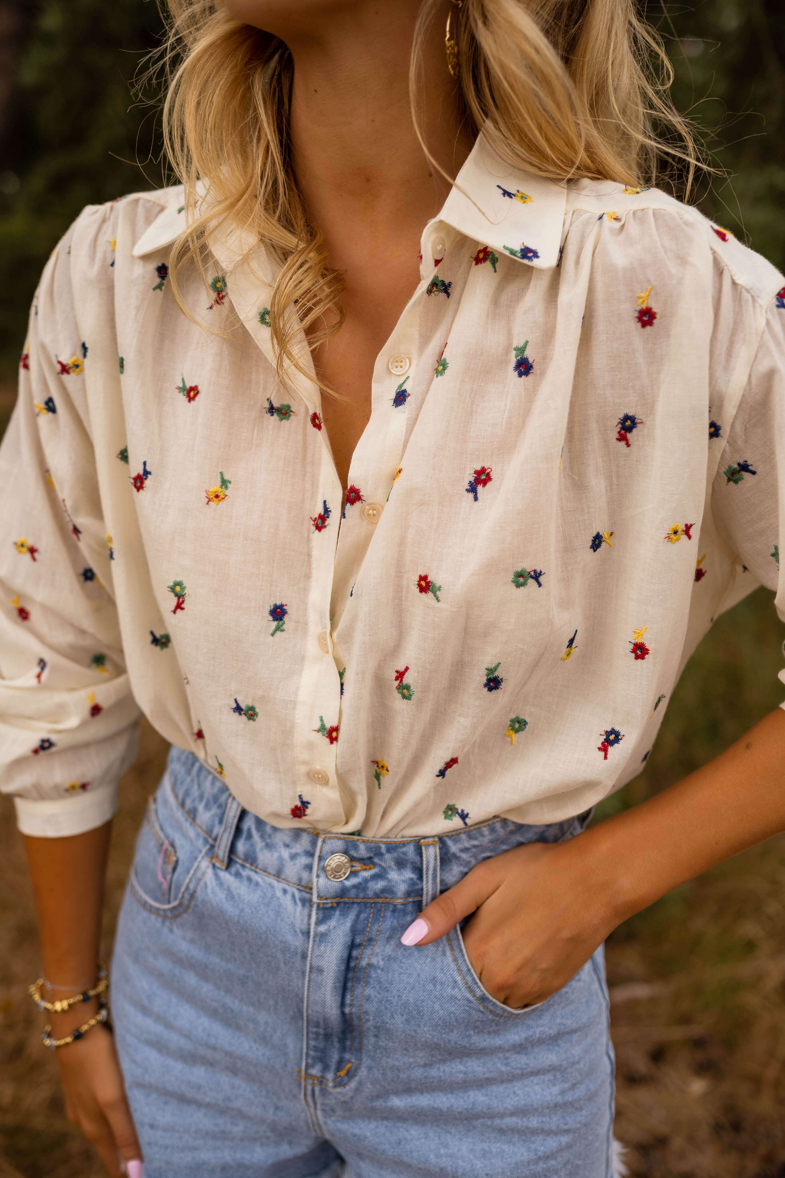 Floral Oriana Shirt