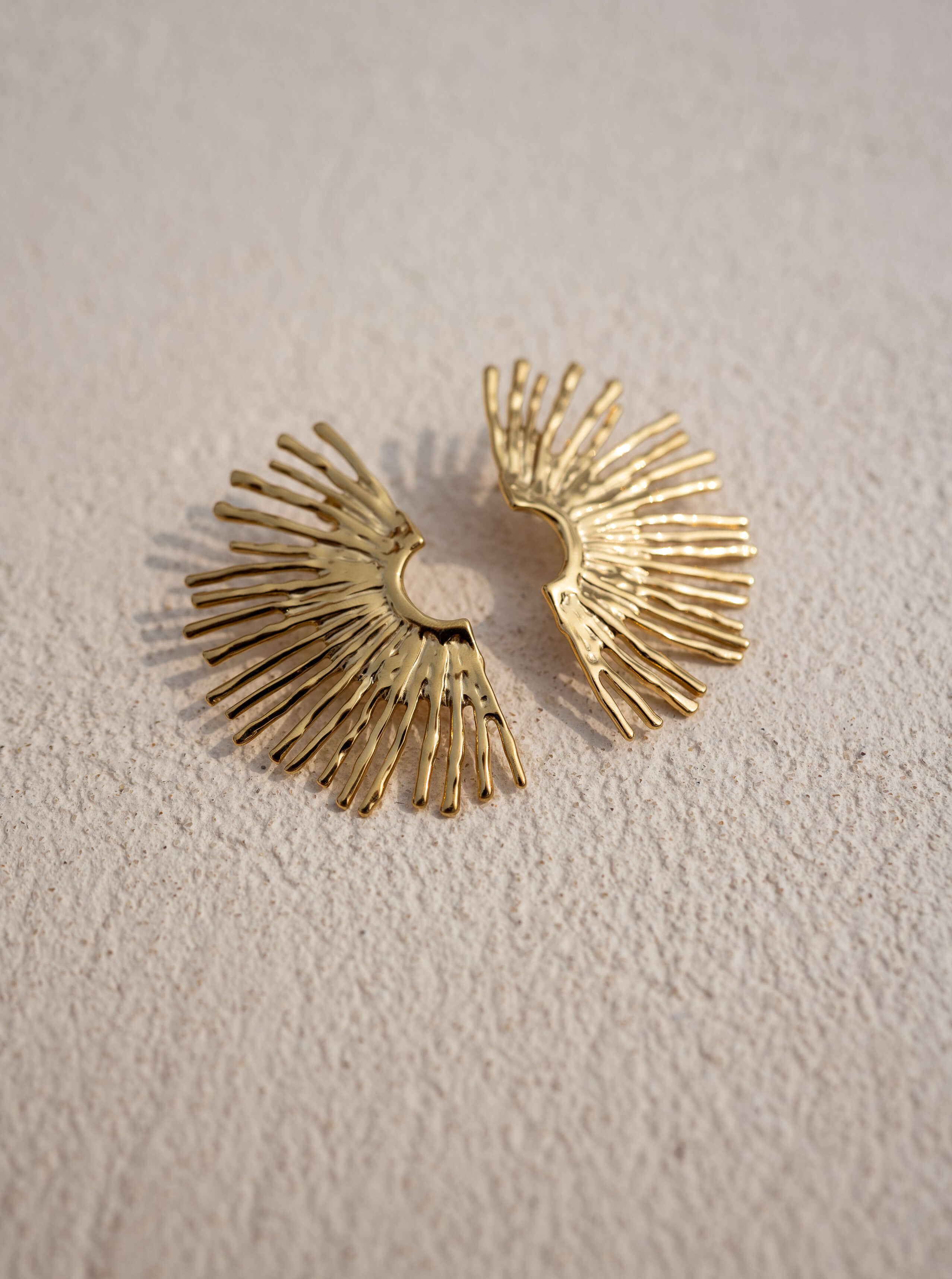 Golden Frika Earrings