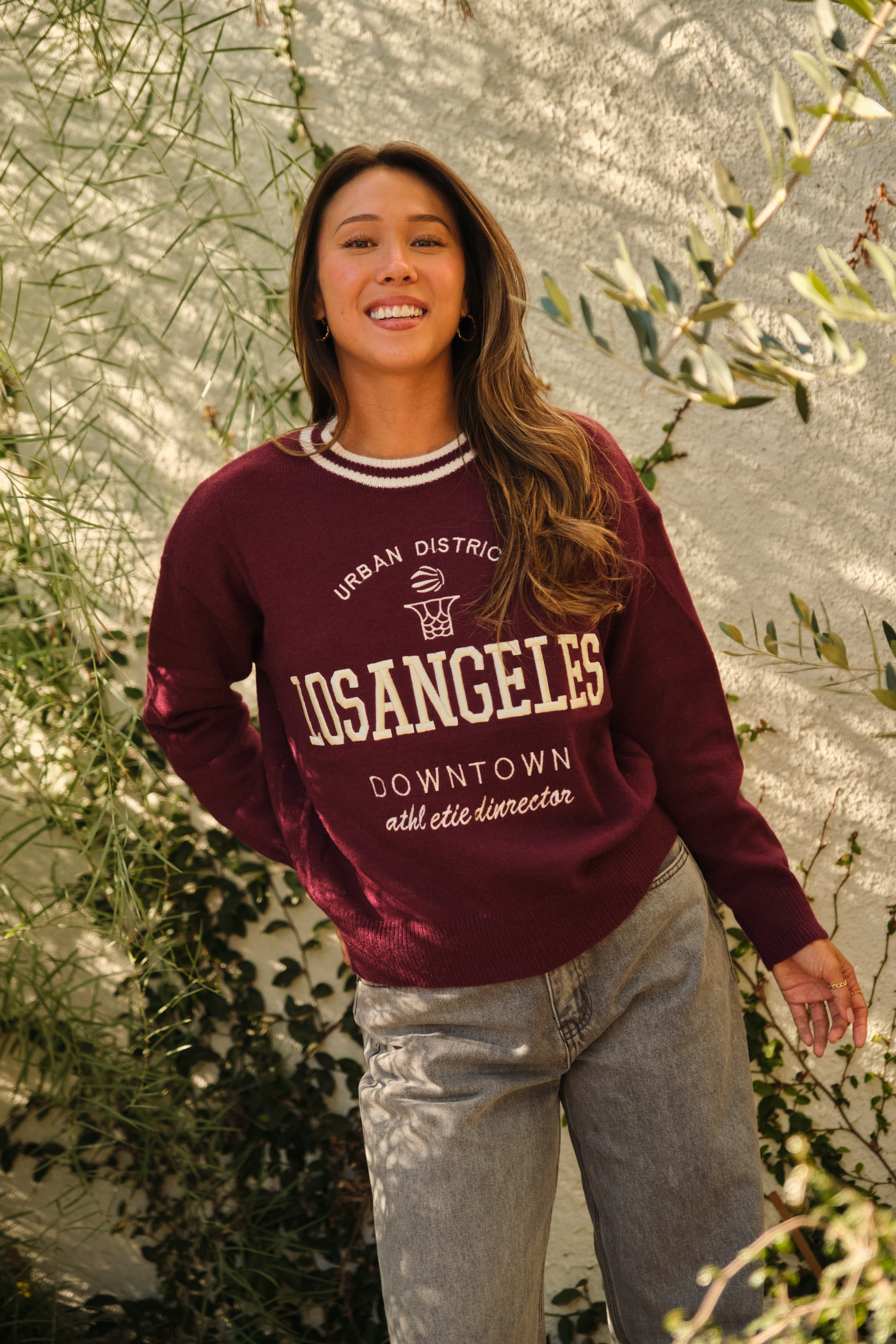 Burgundy Diego Sweater