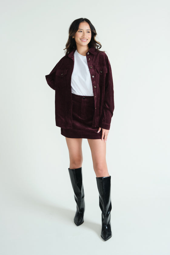 Burgundy Lopa Shirt