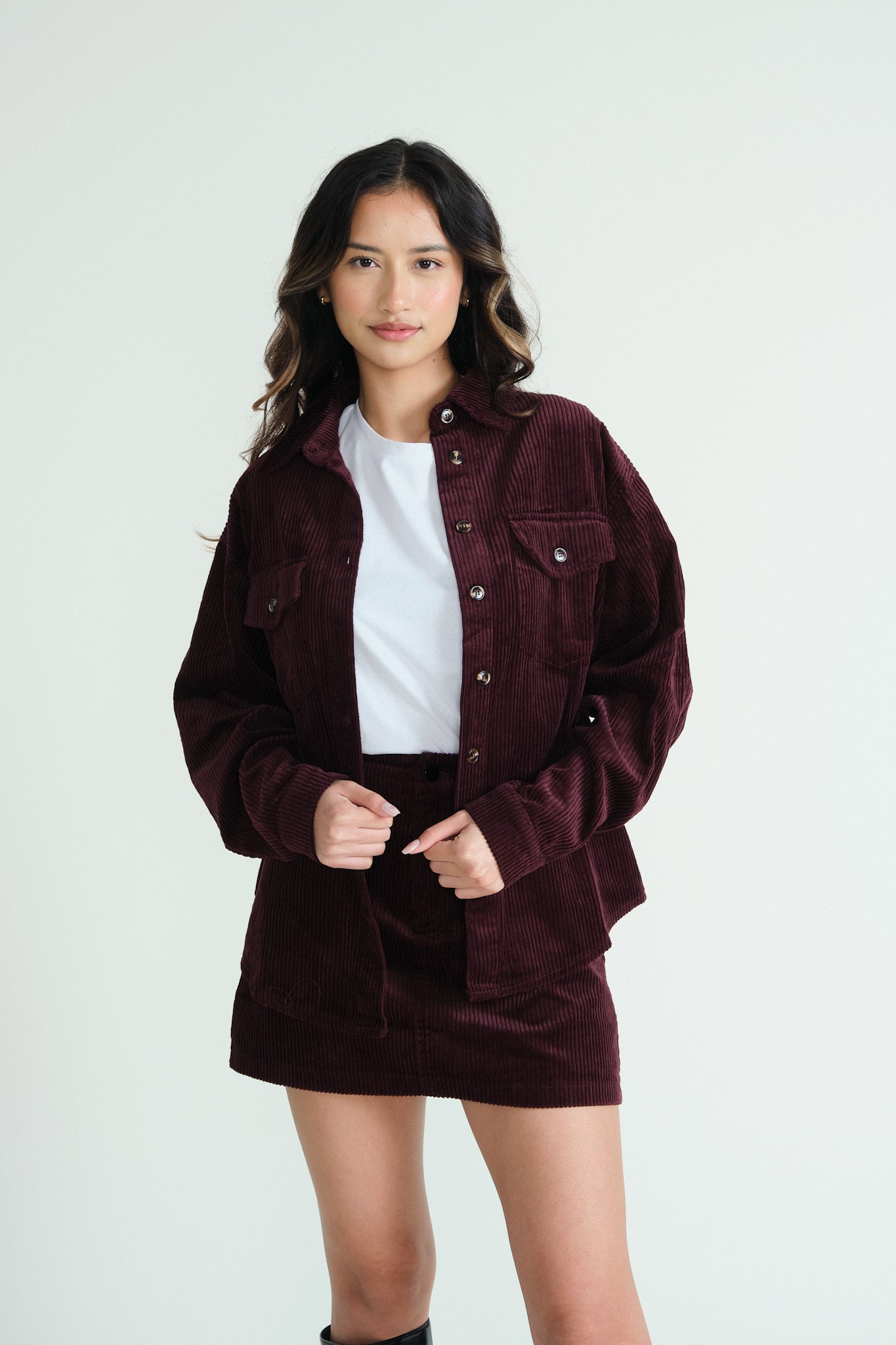 Burgundy Lopa Shirt