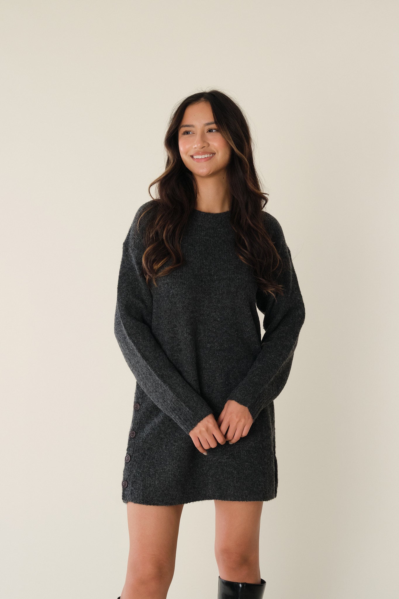 Dark Grey Gusto Dress