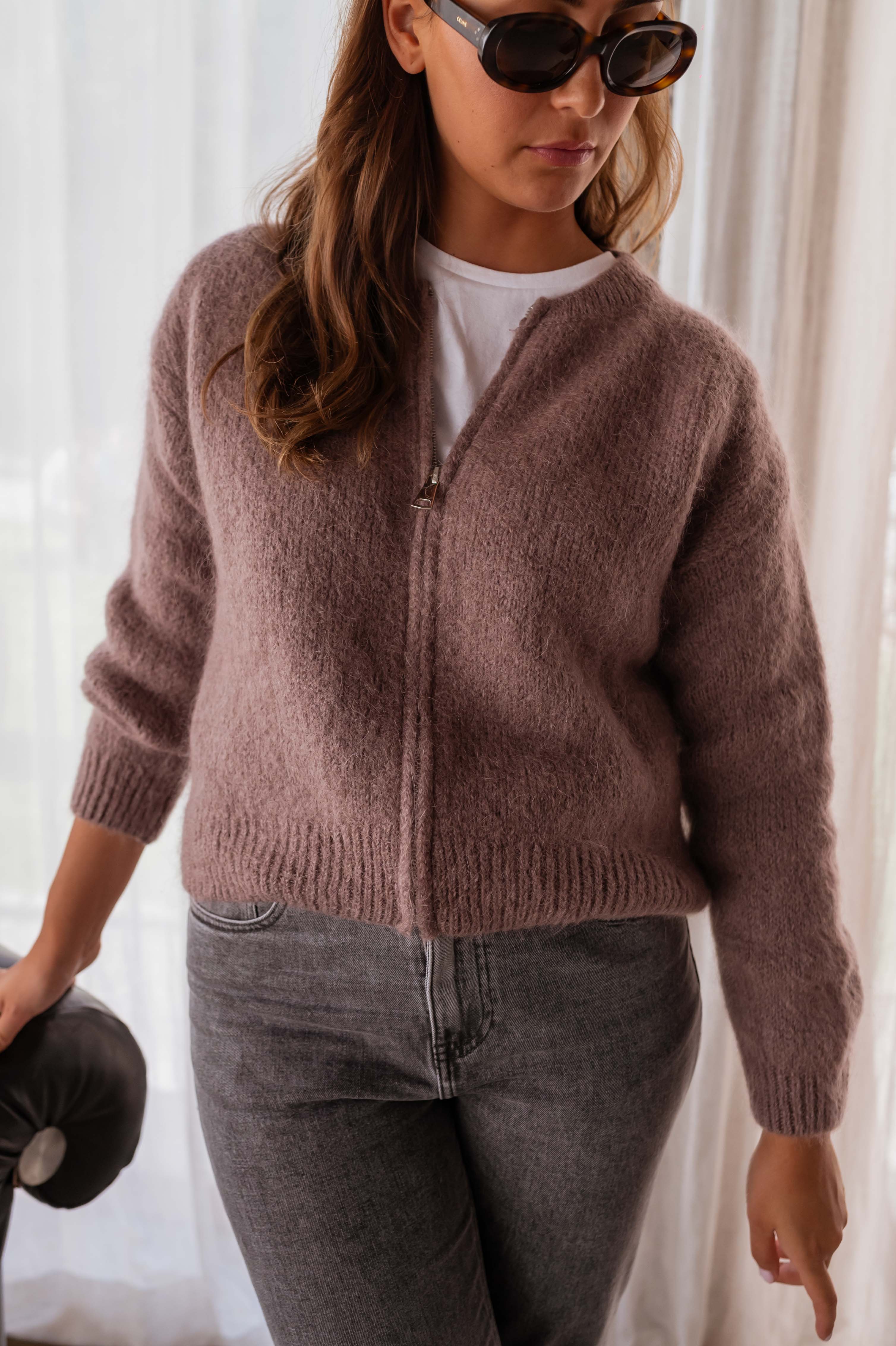 Taupe Calista Cardigan