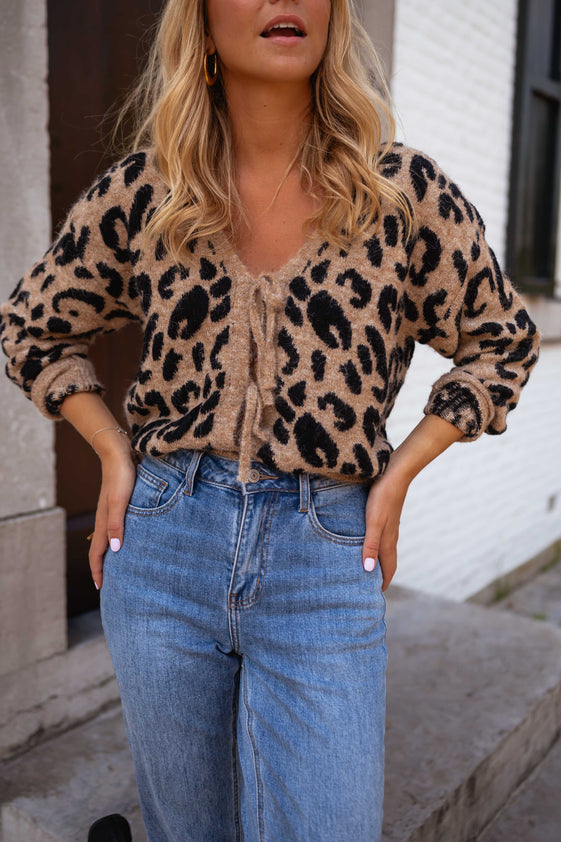 Leopard Joca Cardigan