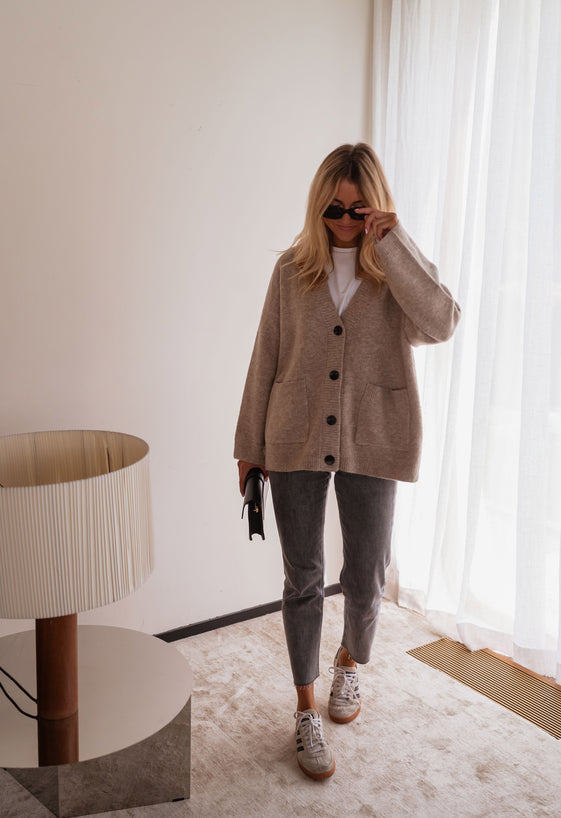 Beige Marta Cardigan