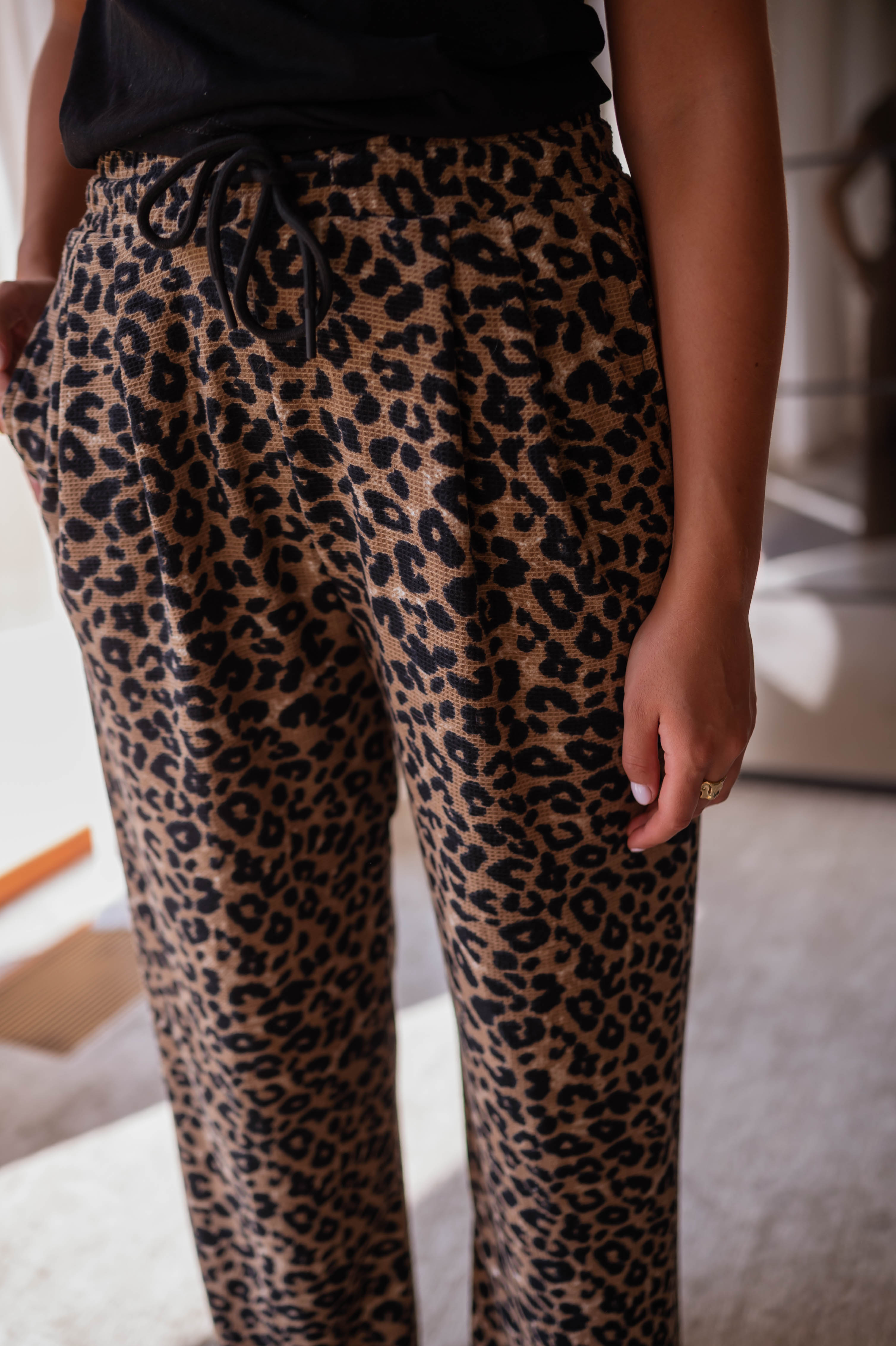 Leopard Fares Pants