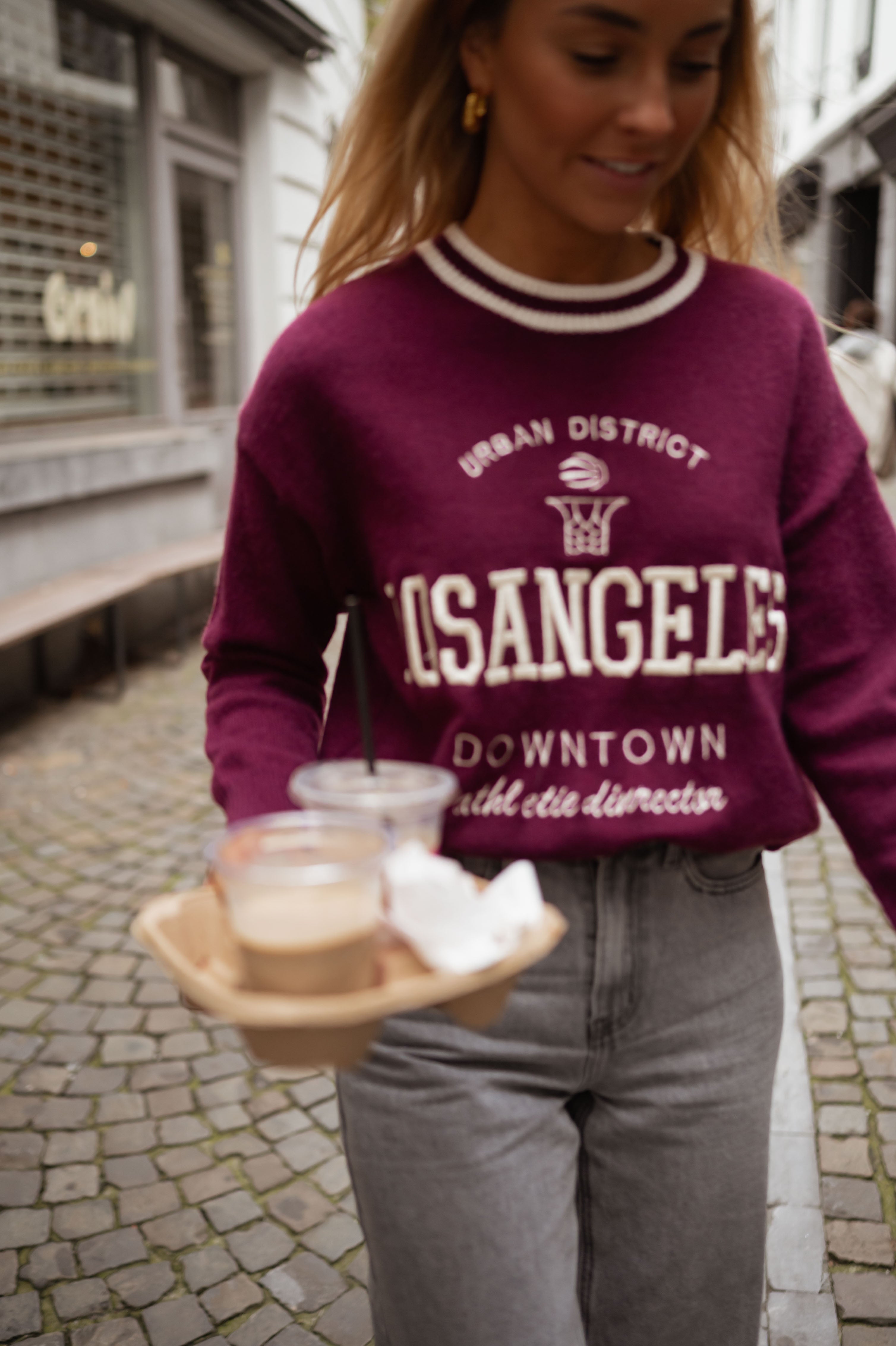 Burgundy Diego Sweater