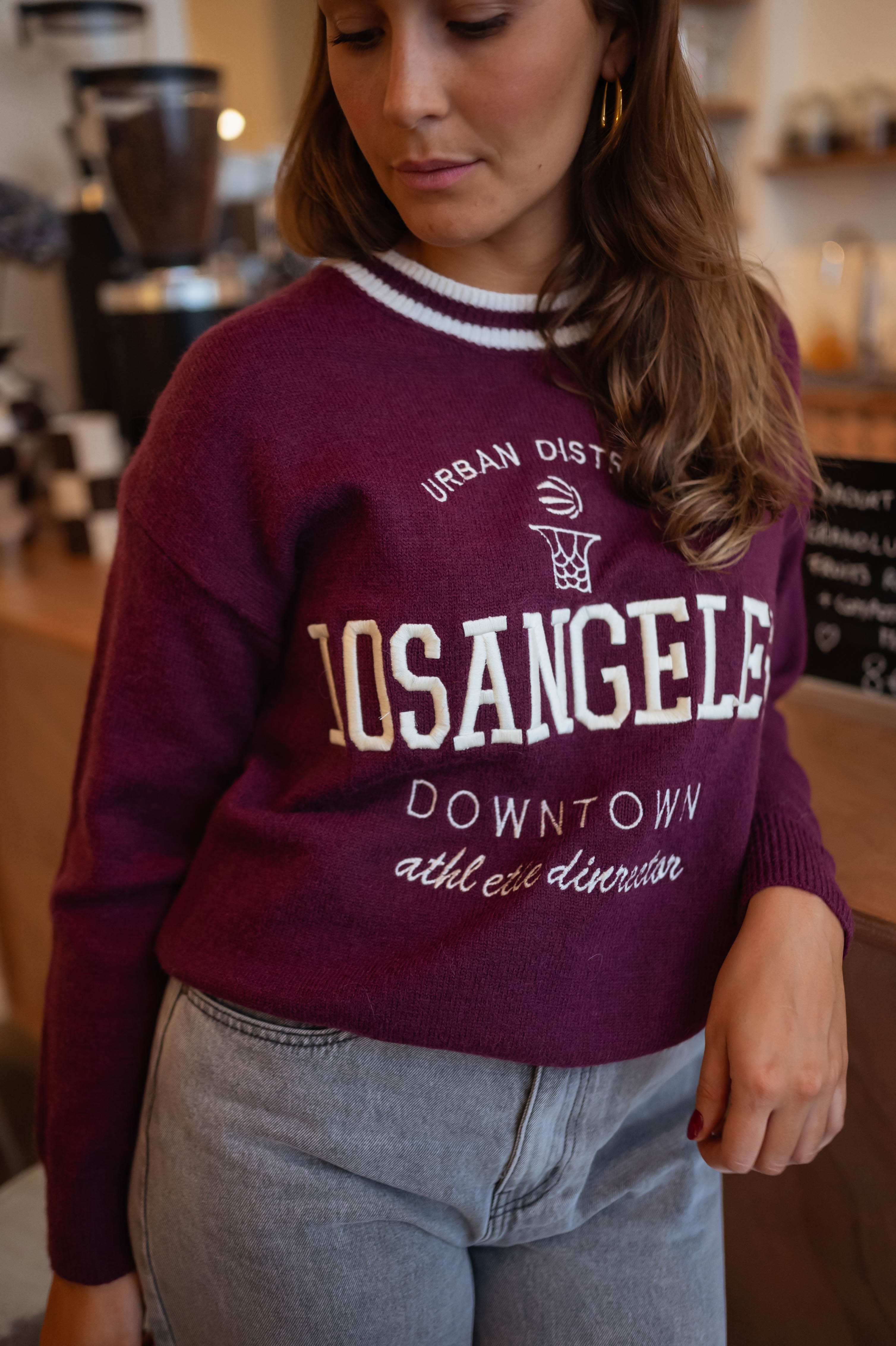 Burgundy Diego Sweater