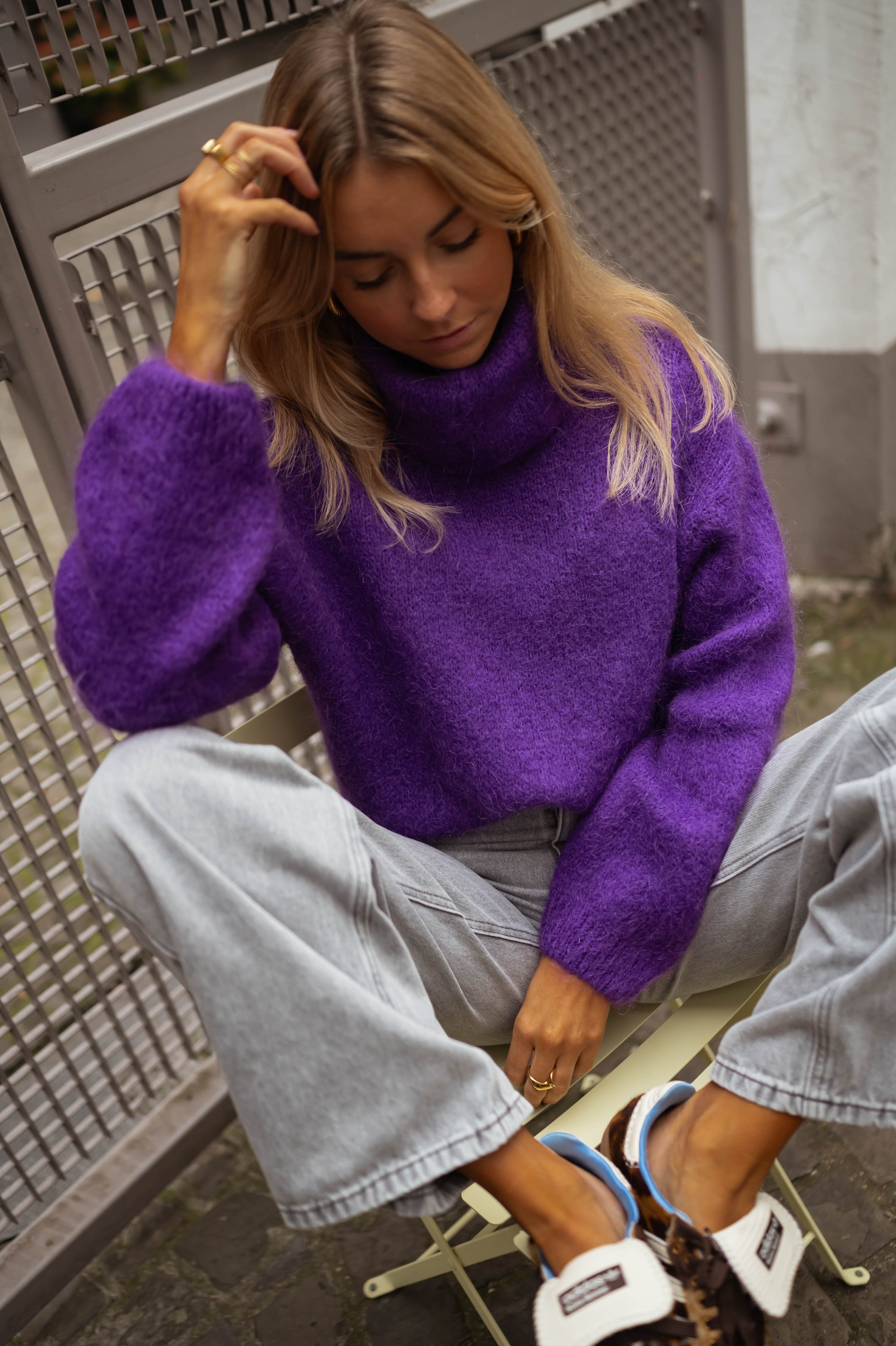 Purple Sylvain Sweater