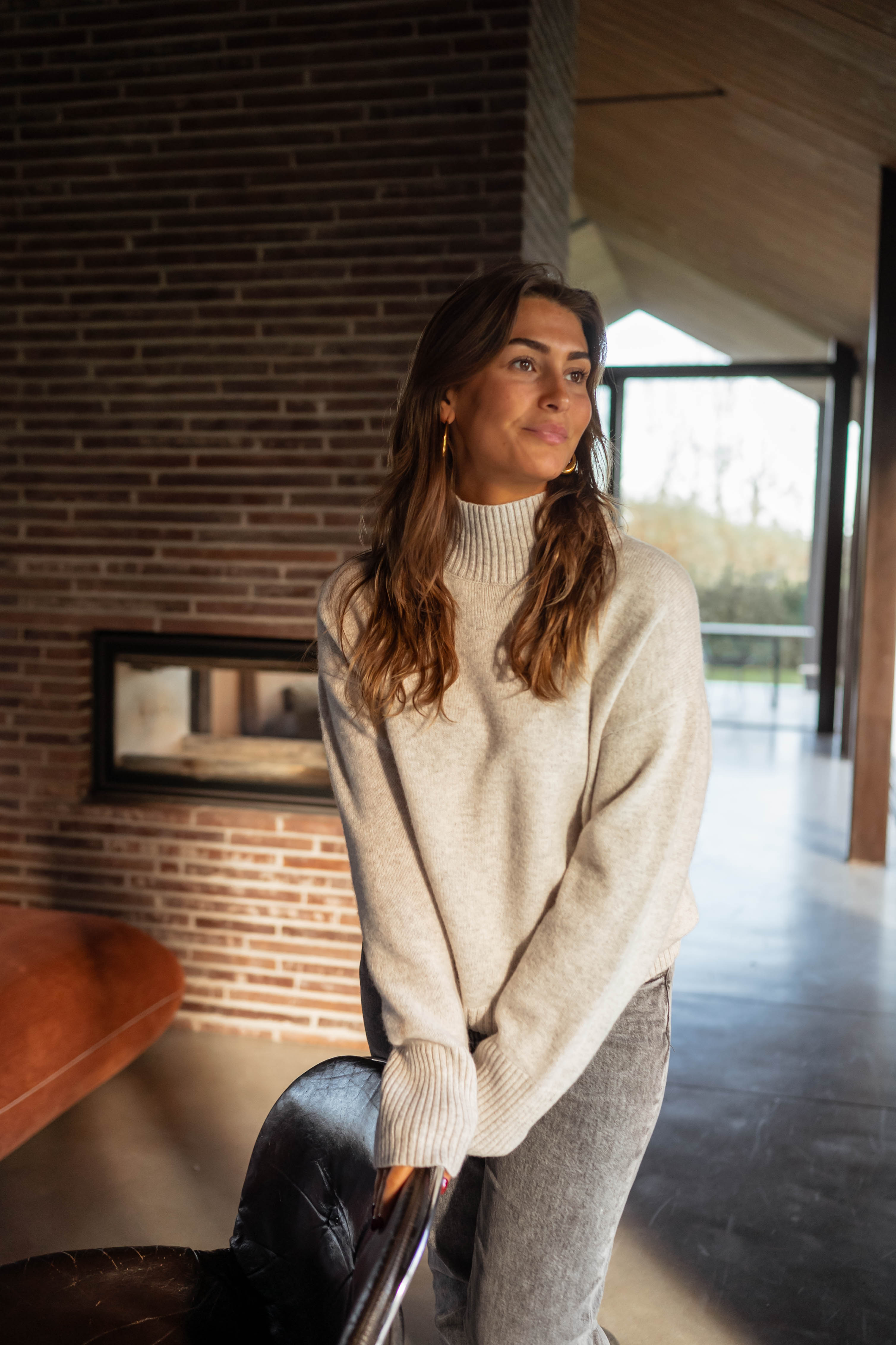 Grey Gawen Sweater