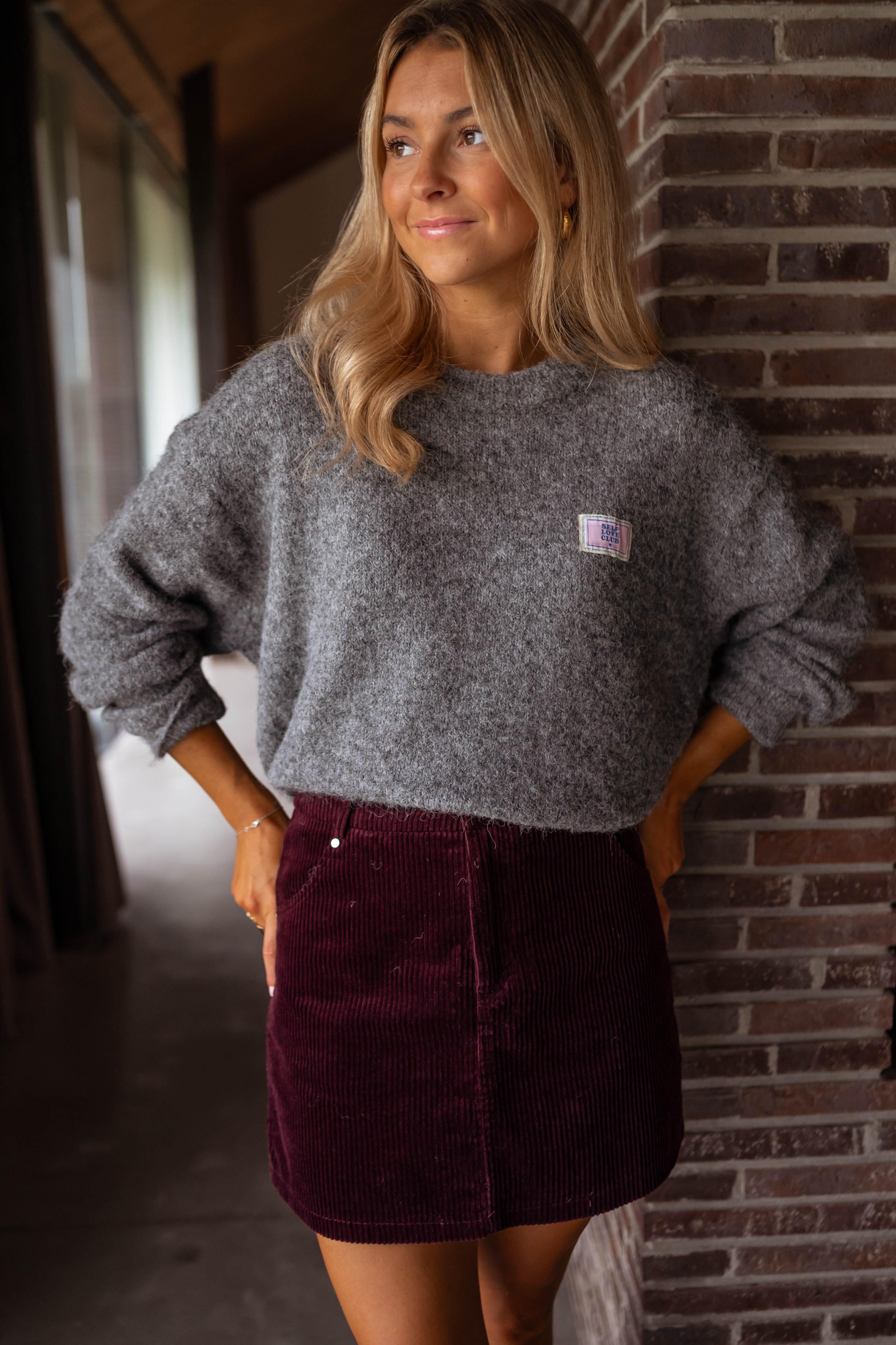 Grey Teri Sweater