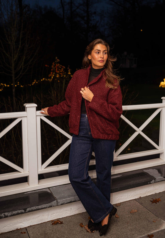 Burgundy Edmond Jacket