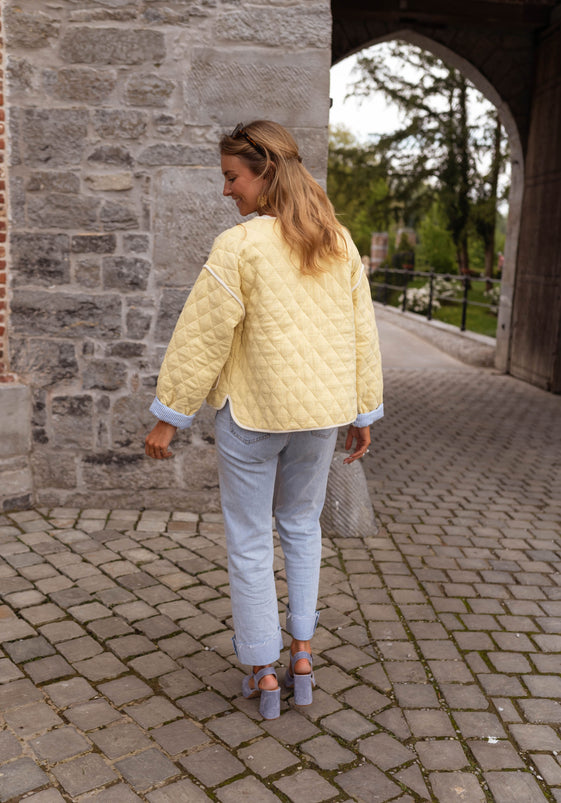 Light Yellow Milaya Jacket