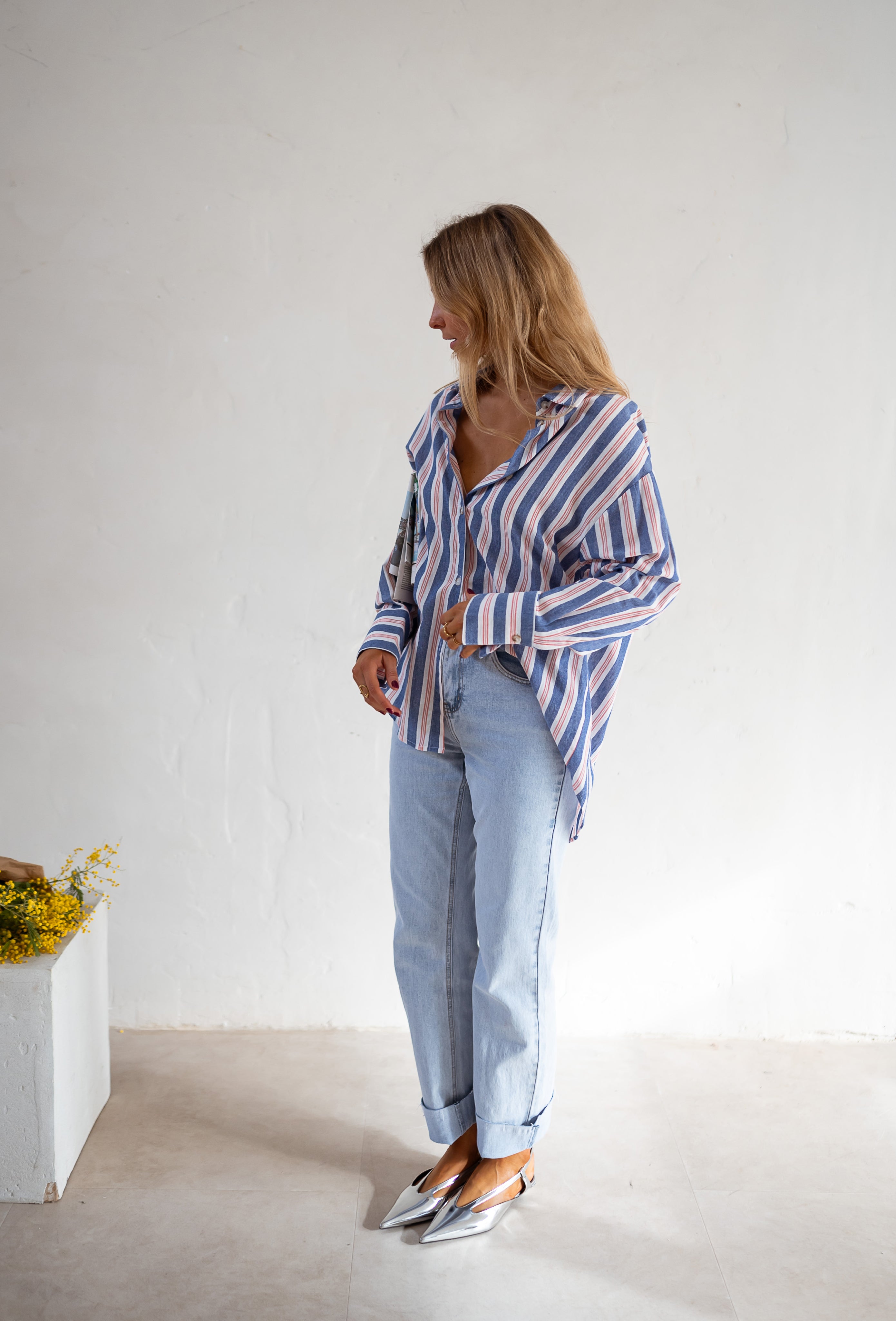 Blue Striped Sally Shirt