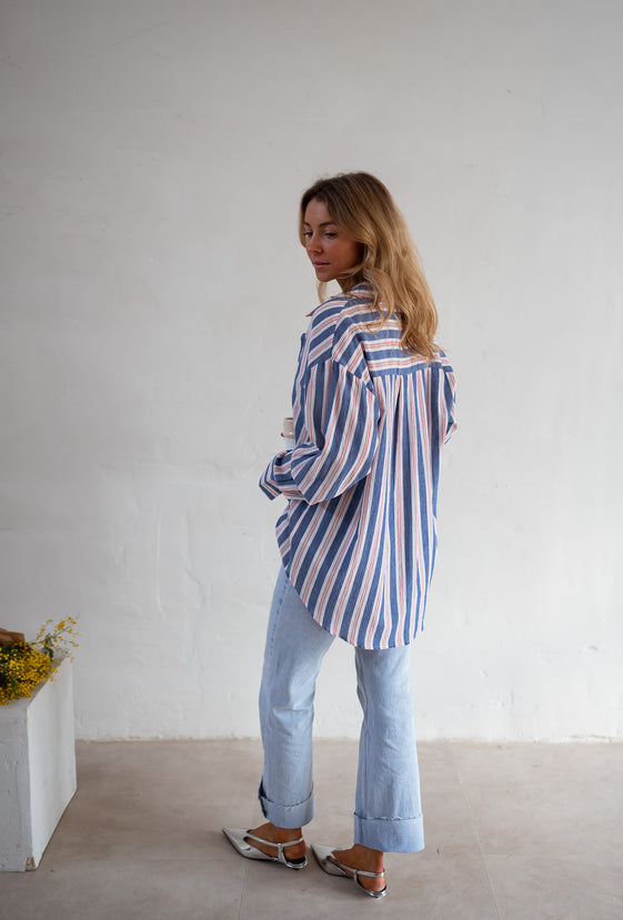 Blue Striped Sally Shirt