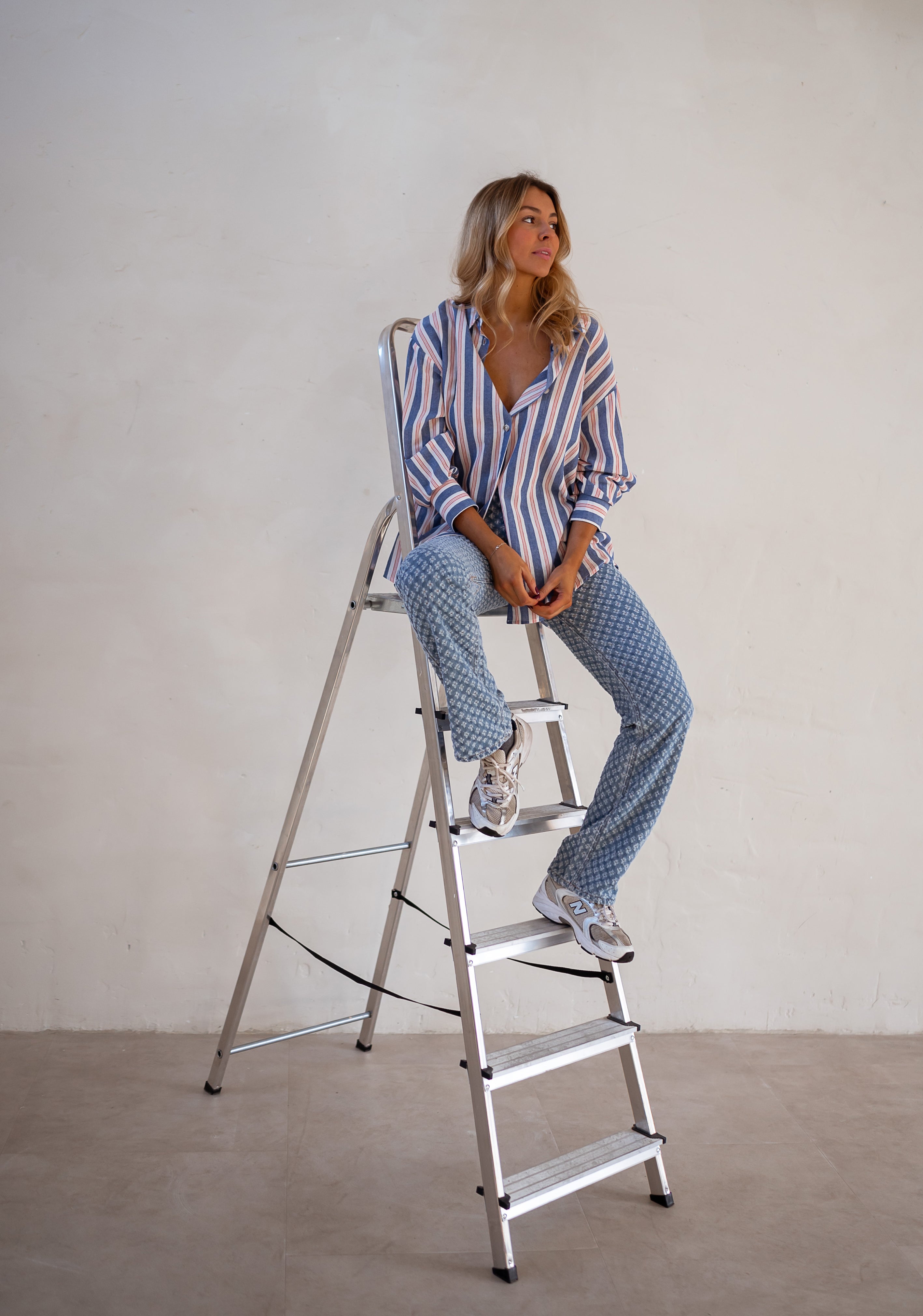 Blue Striped Sally Shirt