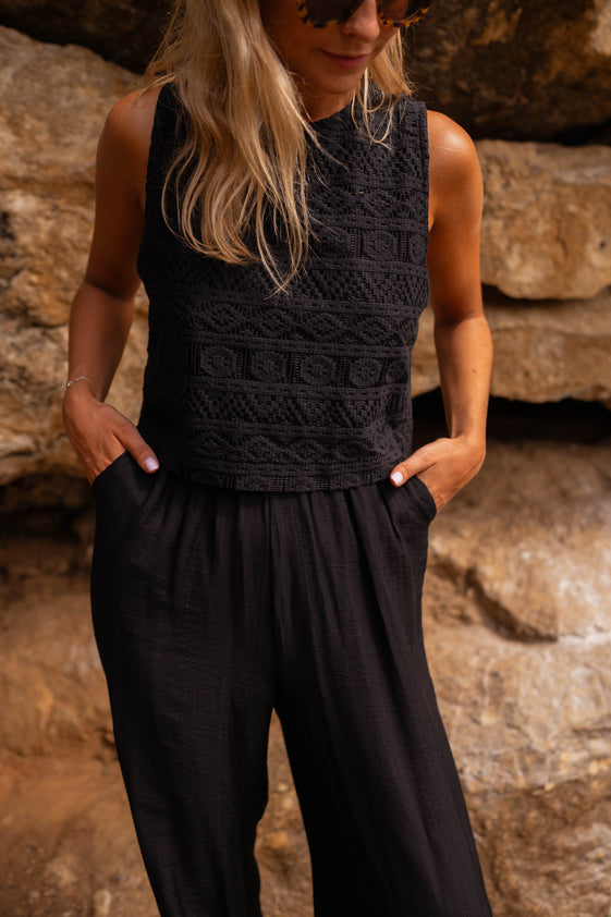 Black Paolina Jumpsuit