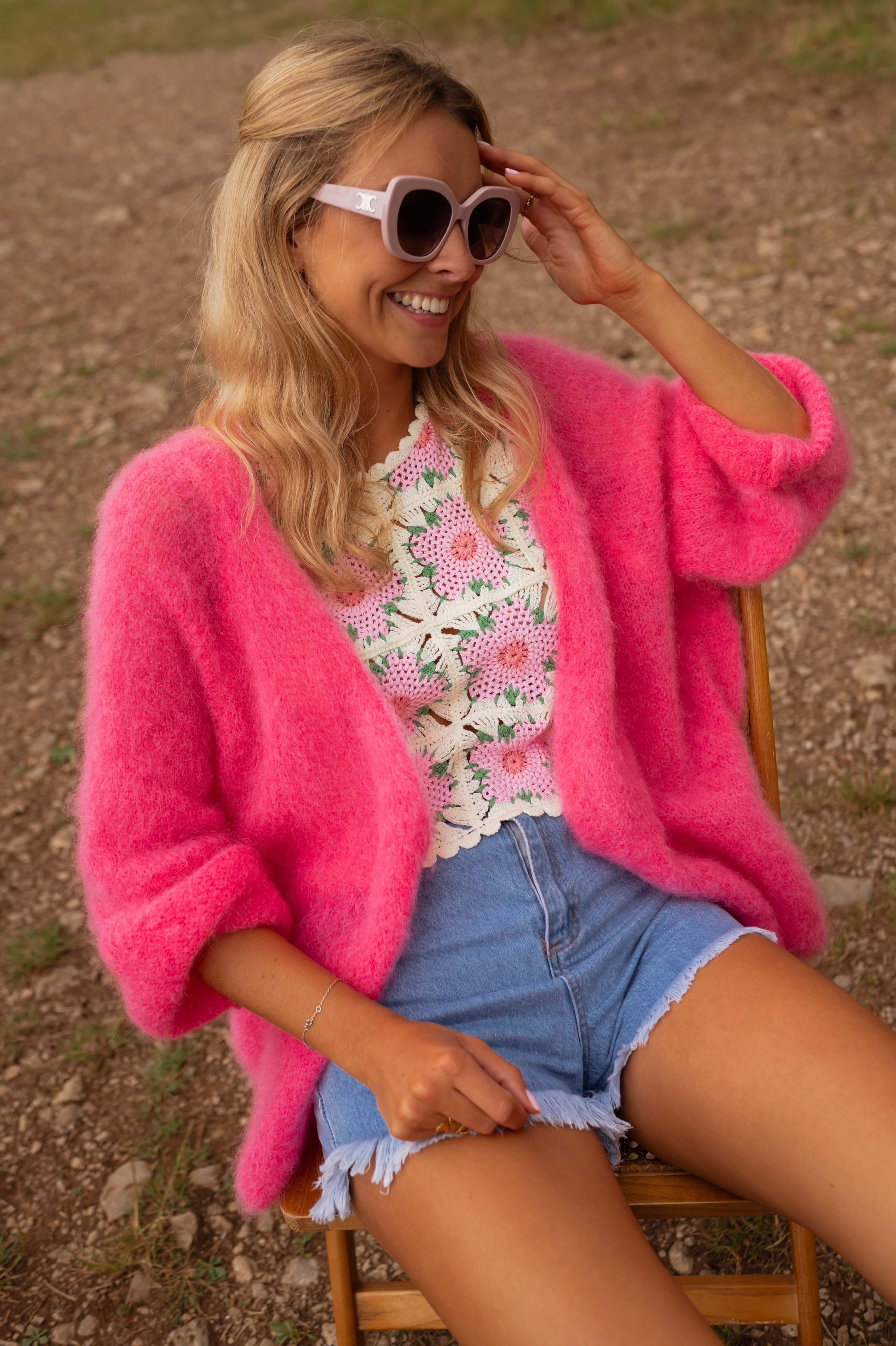 Pink Emma Cardigan