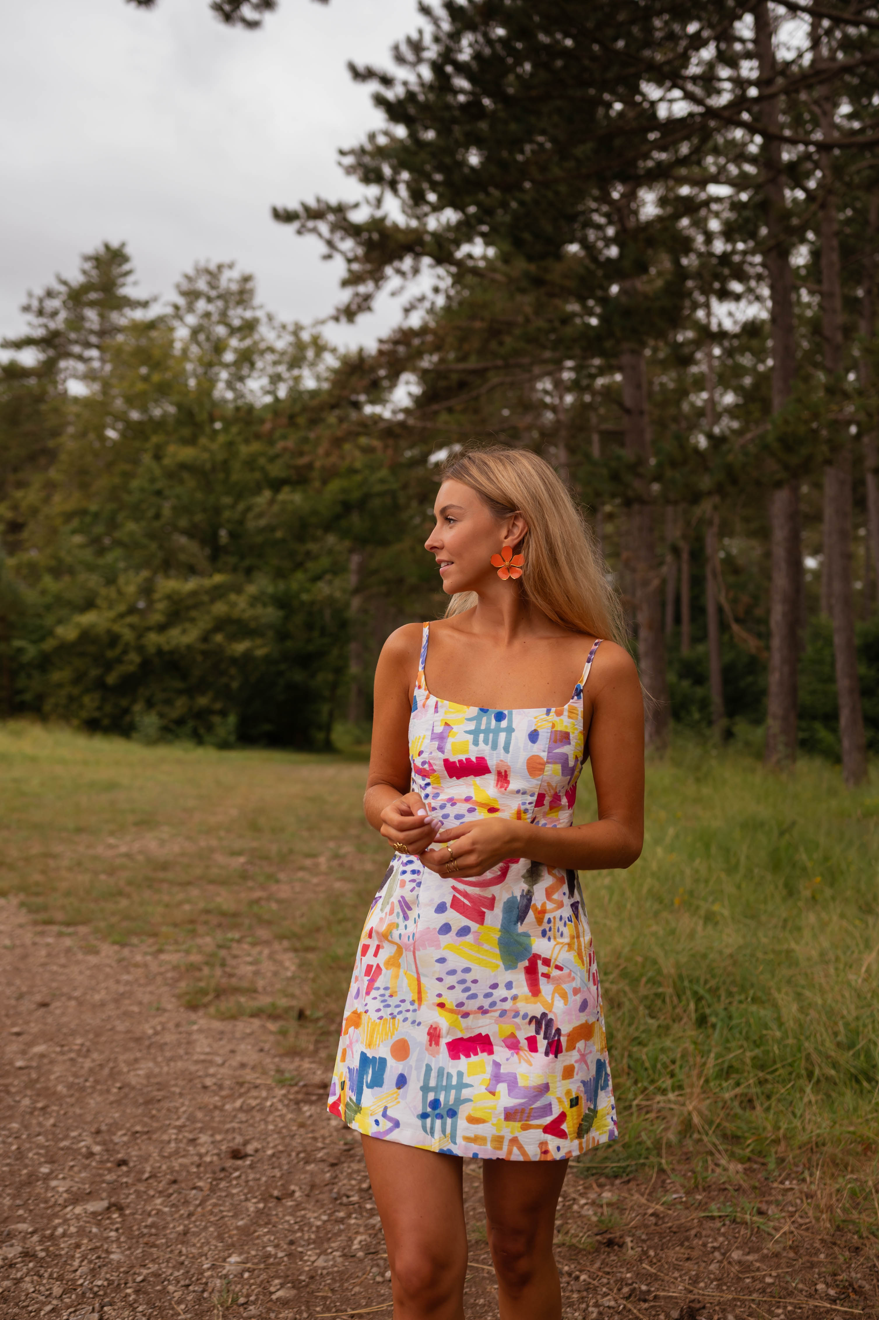 Multicolored Helene Dress