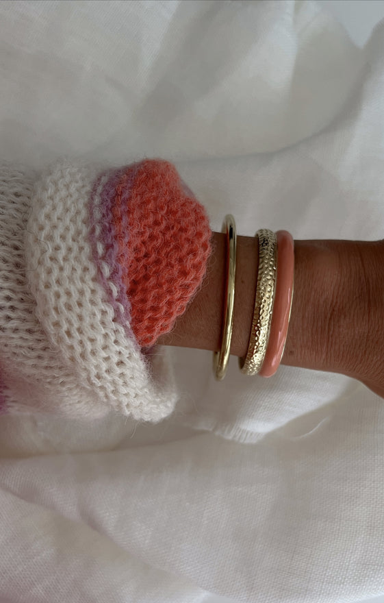 Gold and Pink Matta Bracelet