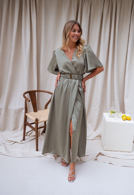 Khaki Ariana Dress