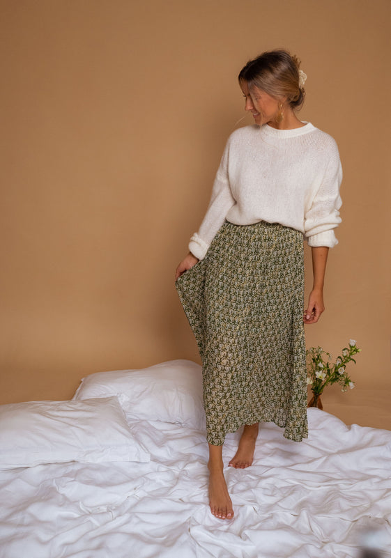 Green Moriane Skirt